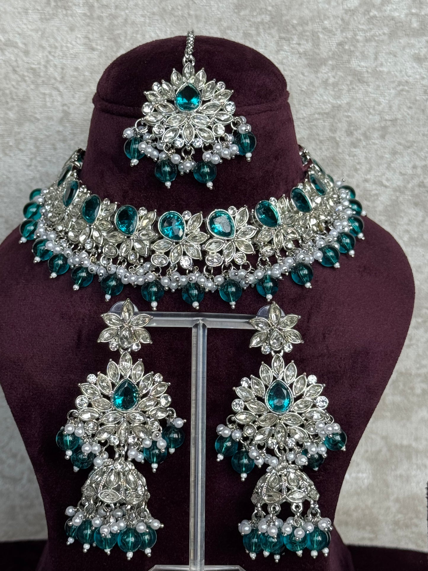Silver Necklace Set Collection| The Tara Collection