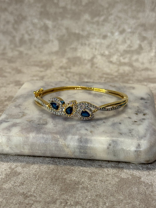 Teardrop American Diamond Bracelet