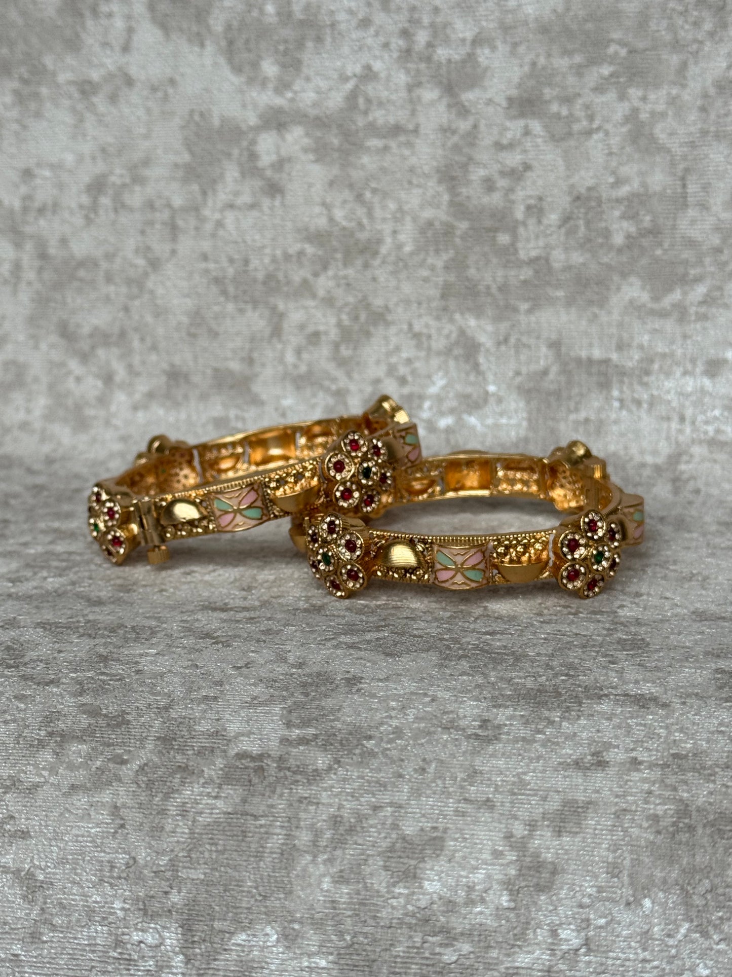Heritage Bangle set | Size 2.6 | The Tara Collection