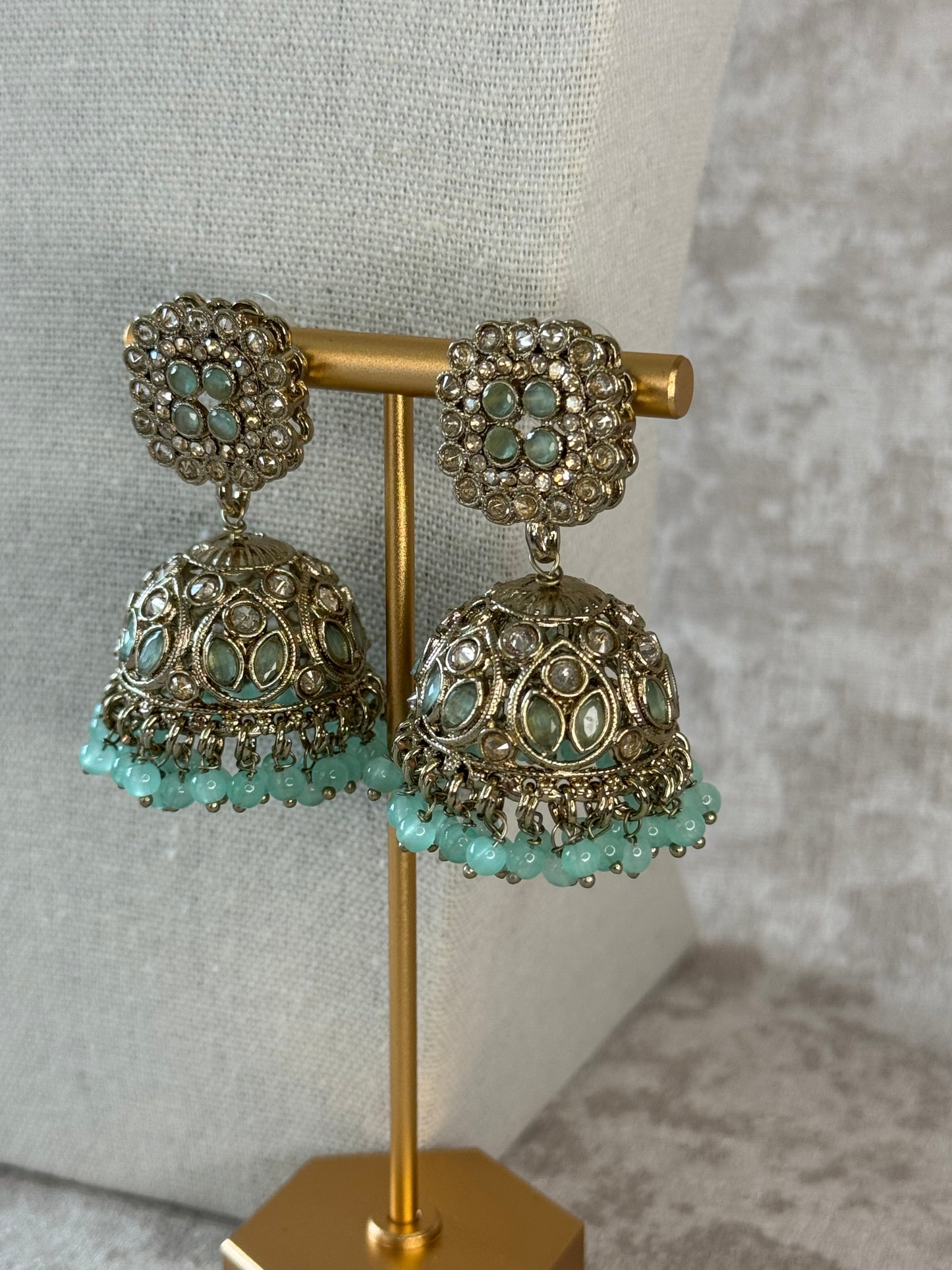 Elegant Necklace & Jhumka Set – Multiple Colours