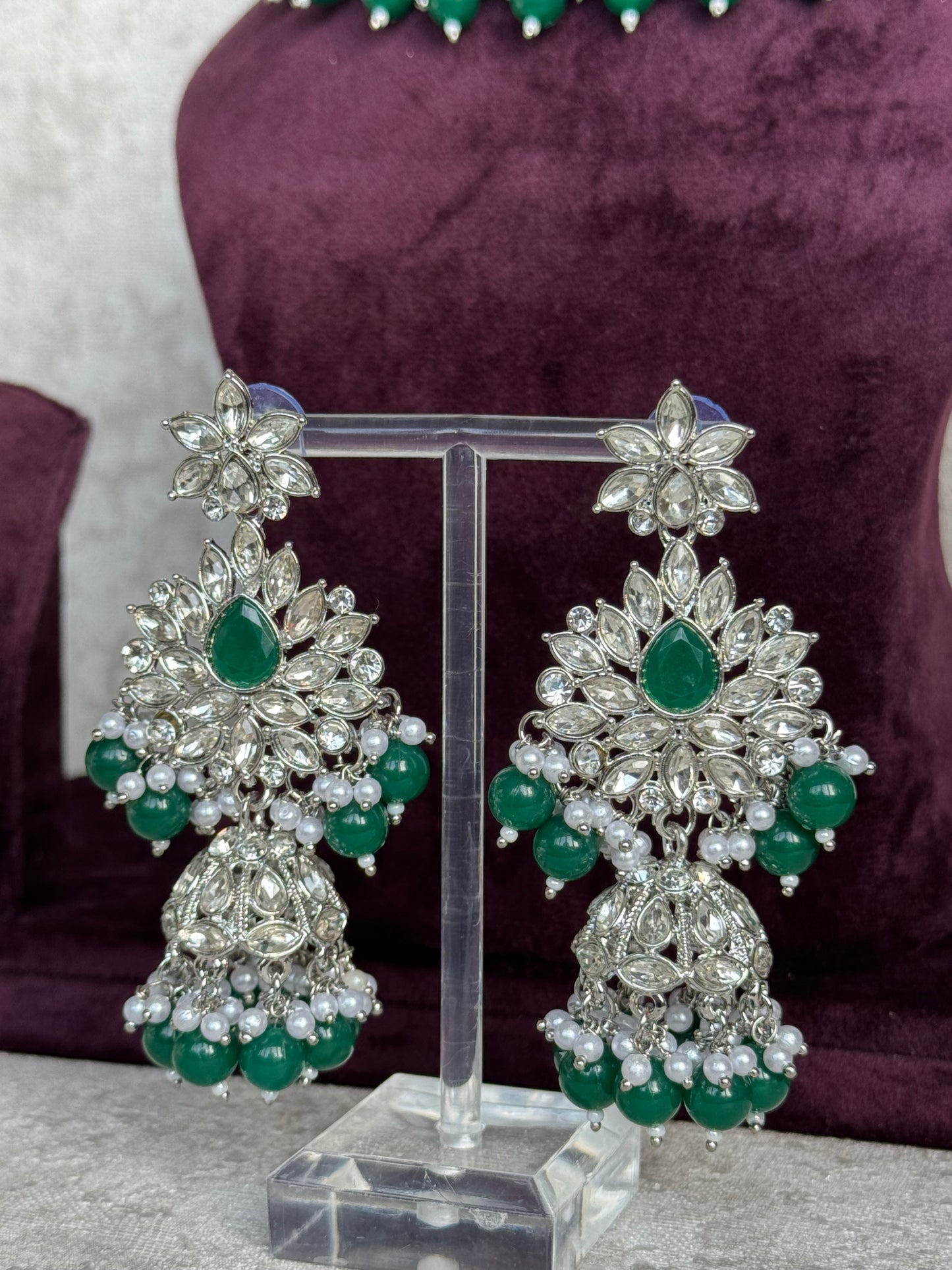Silver Necklace Set Collection| The Tara Collection