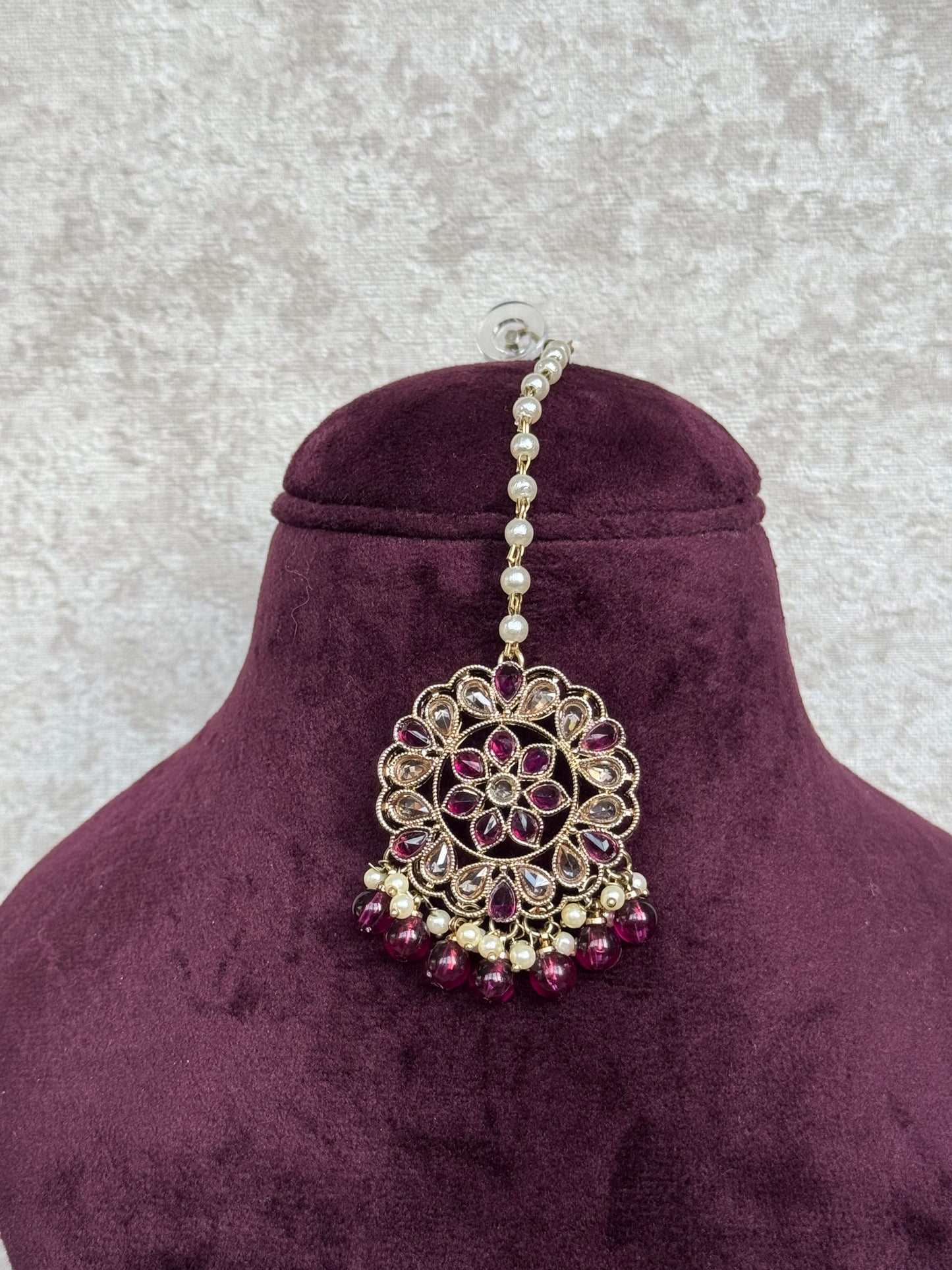 Jhumka Sahara Earring Tikka Set