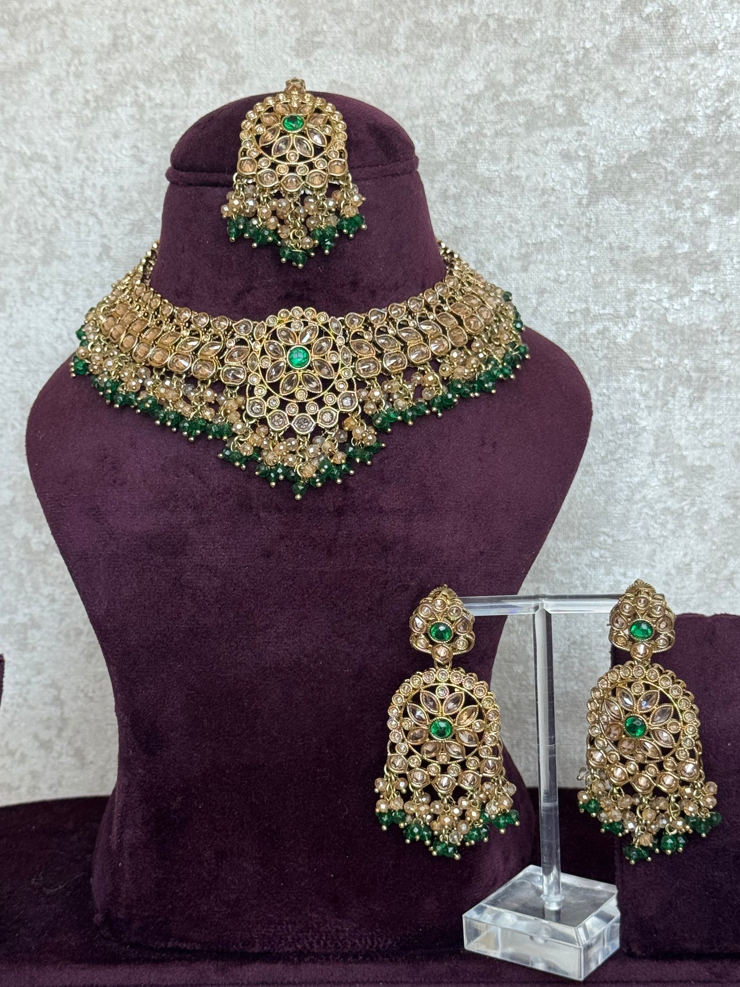 Polki Necklace Set | The Tara Collection