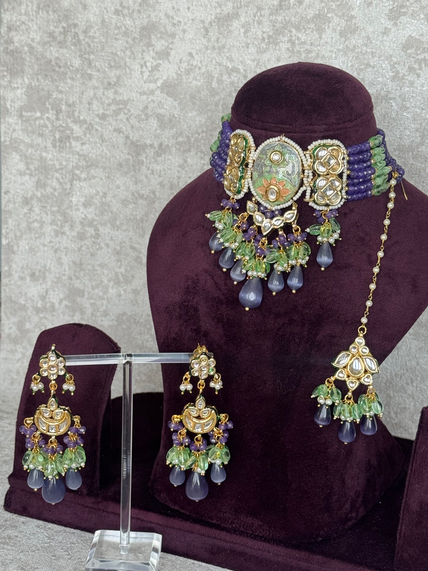 Meenakari Choker Set