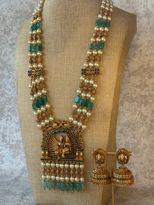 Temple Long Necklace Set