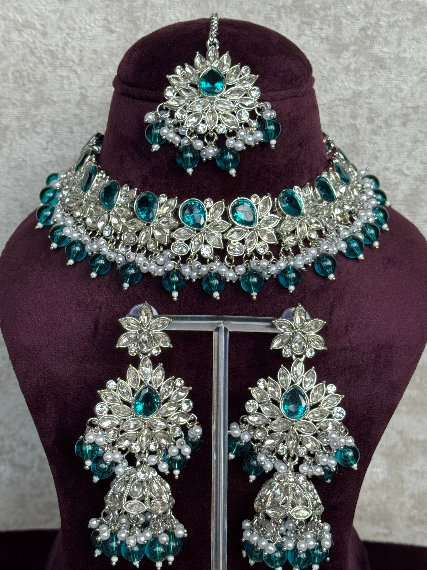 Silver Necklace Set Collection| The Tara Collection