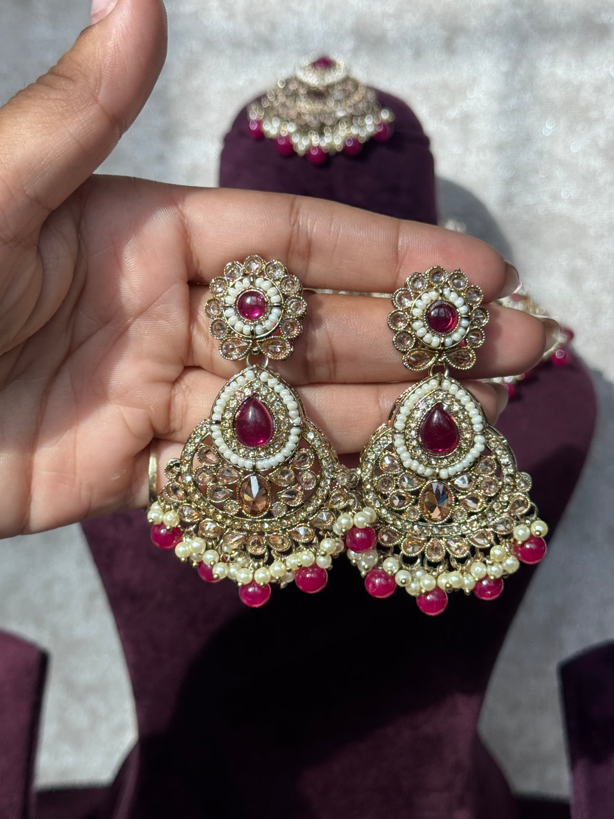 Charvi - Semi-Bridal Statement Choker Set | The Tara Collection
