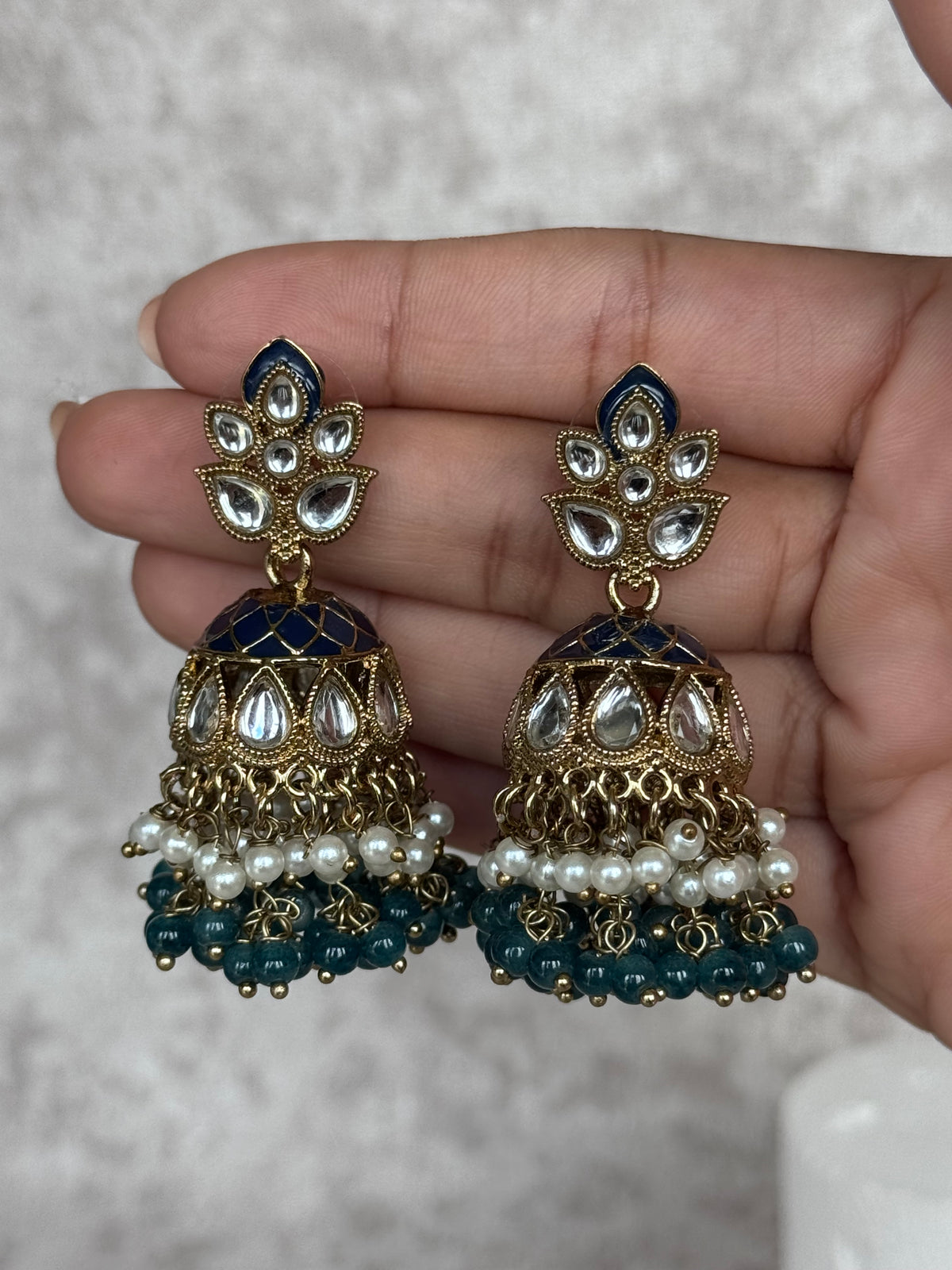 Riya - Desi Jhumka Earrings | The Tara Collection
