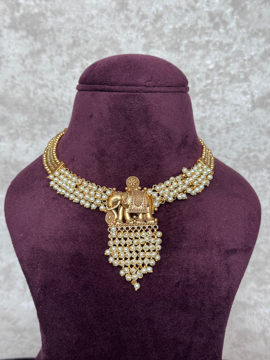 Heritage Elephant Pearl Set | The Tara Collection