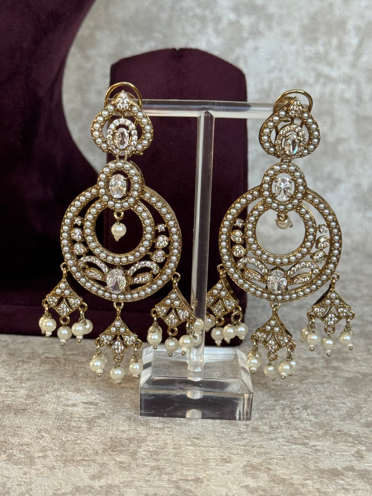 Waterfall Choker Set | Necklace, Earrings, Tikka