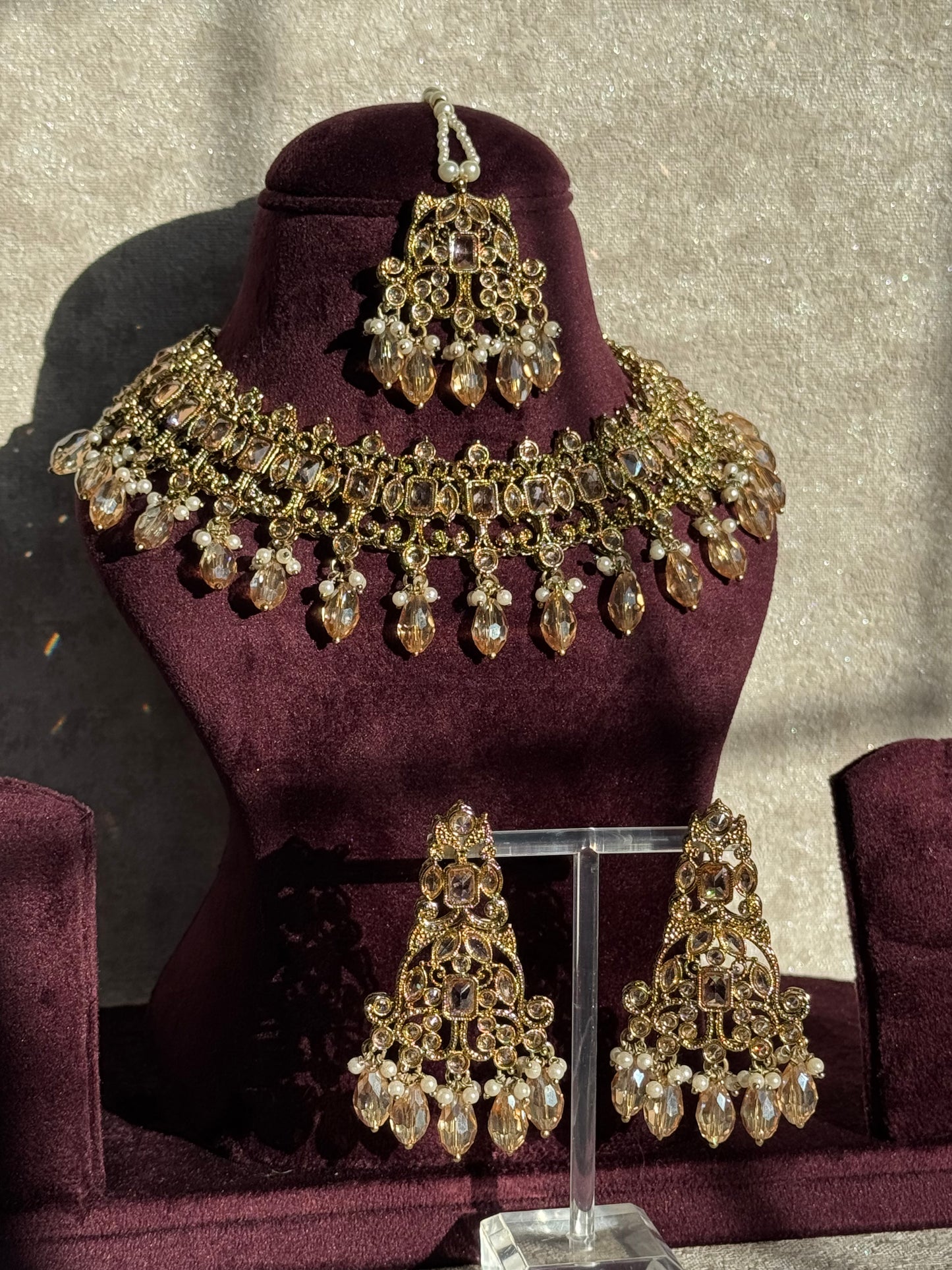 Crystal Necklace Set | The Tara Collection