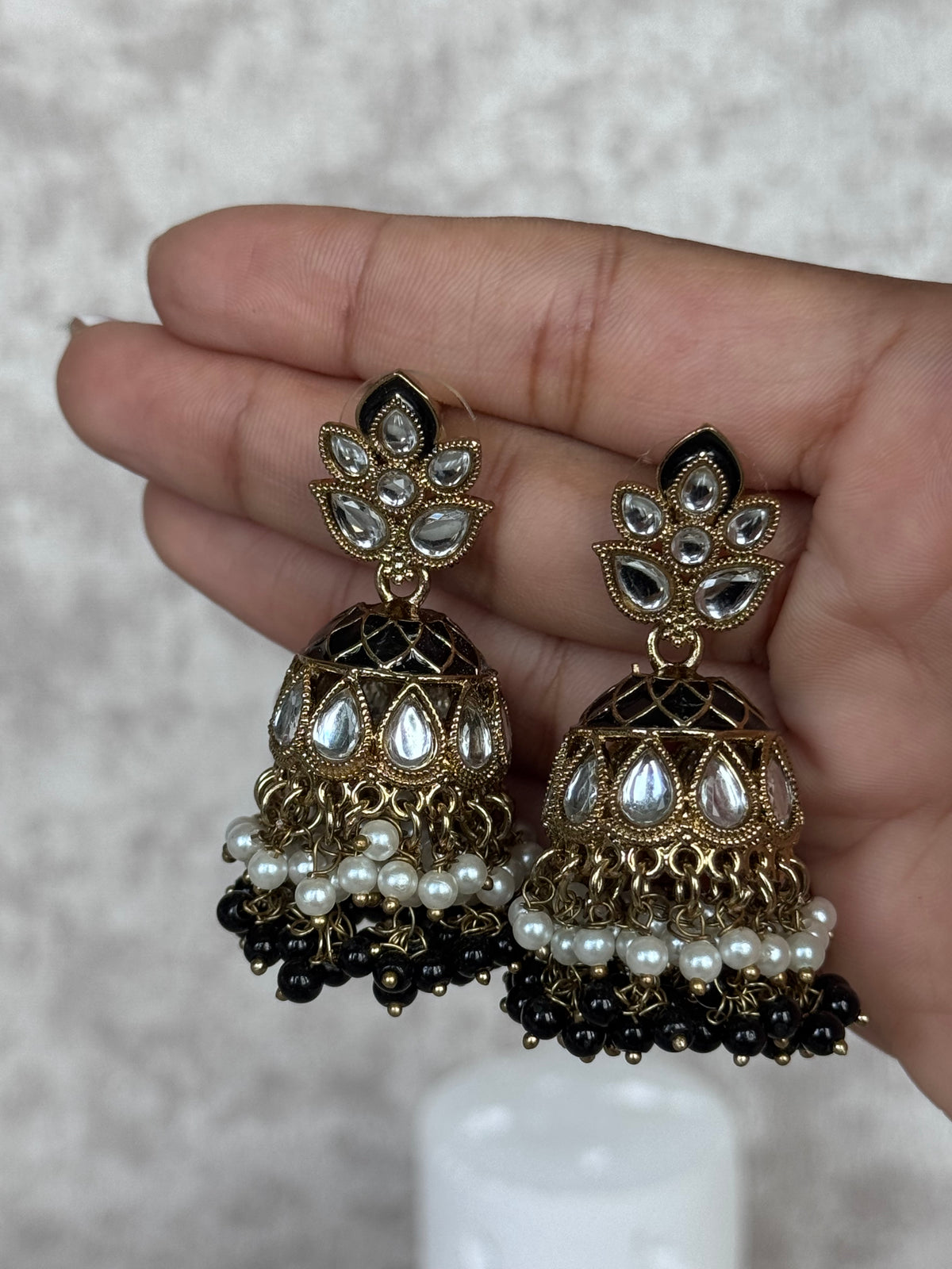 Riya - Desi Jhumka Earrings | The Tara Collection