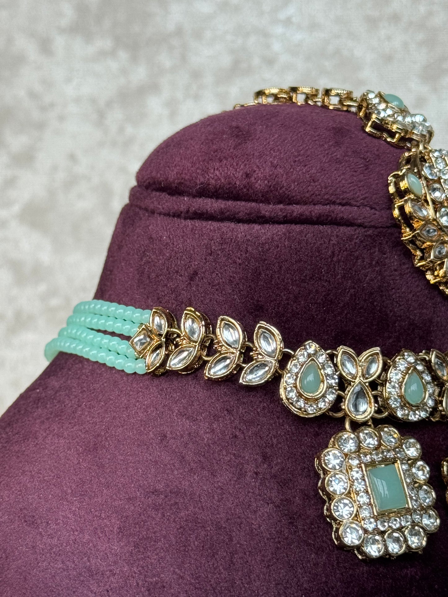 Kundan & Beaded Choker Set