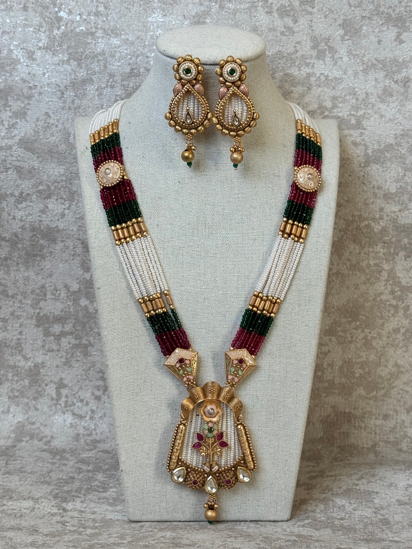 Rice Bead Heritage Mala Set | The Tara Collection