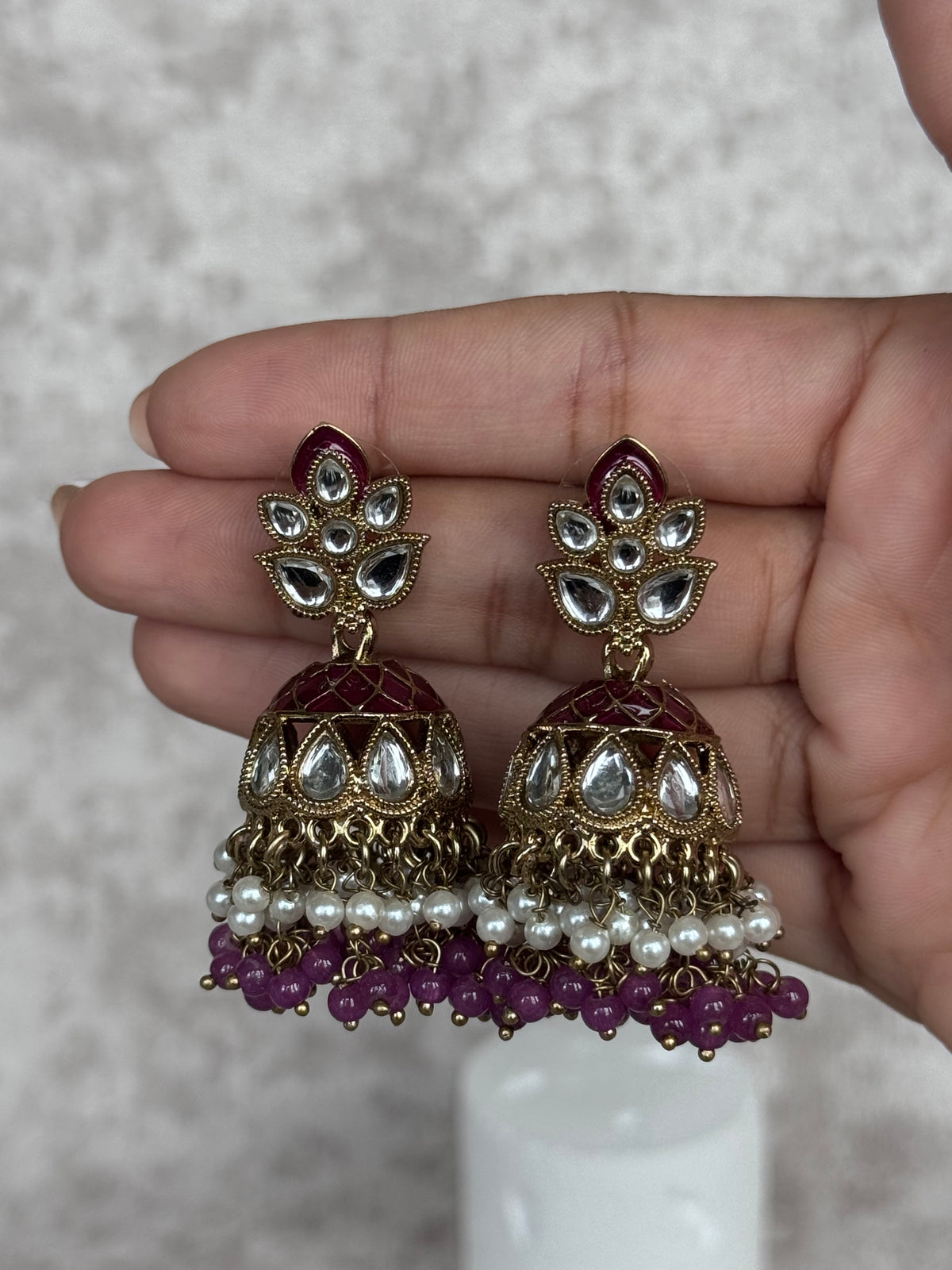 Riya - Desi Jhumka Earrings | The Tara Collection