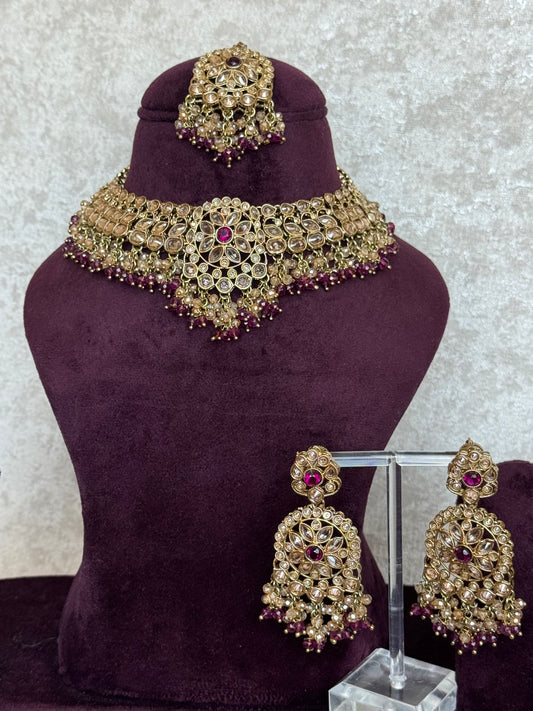 Polki Necklace Set | The Tara Collection