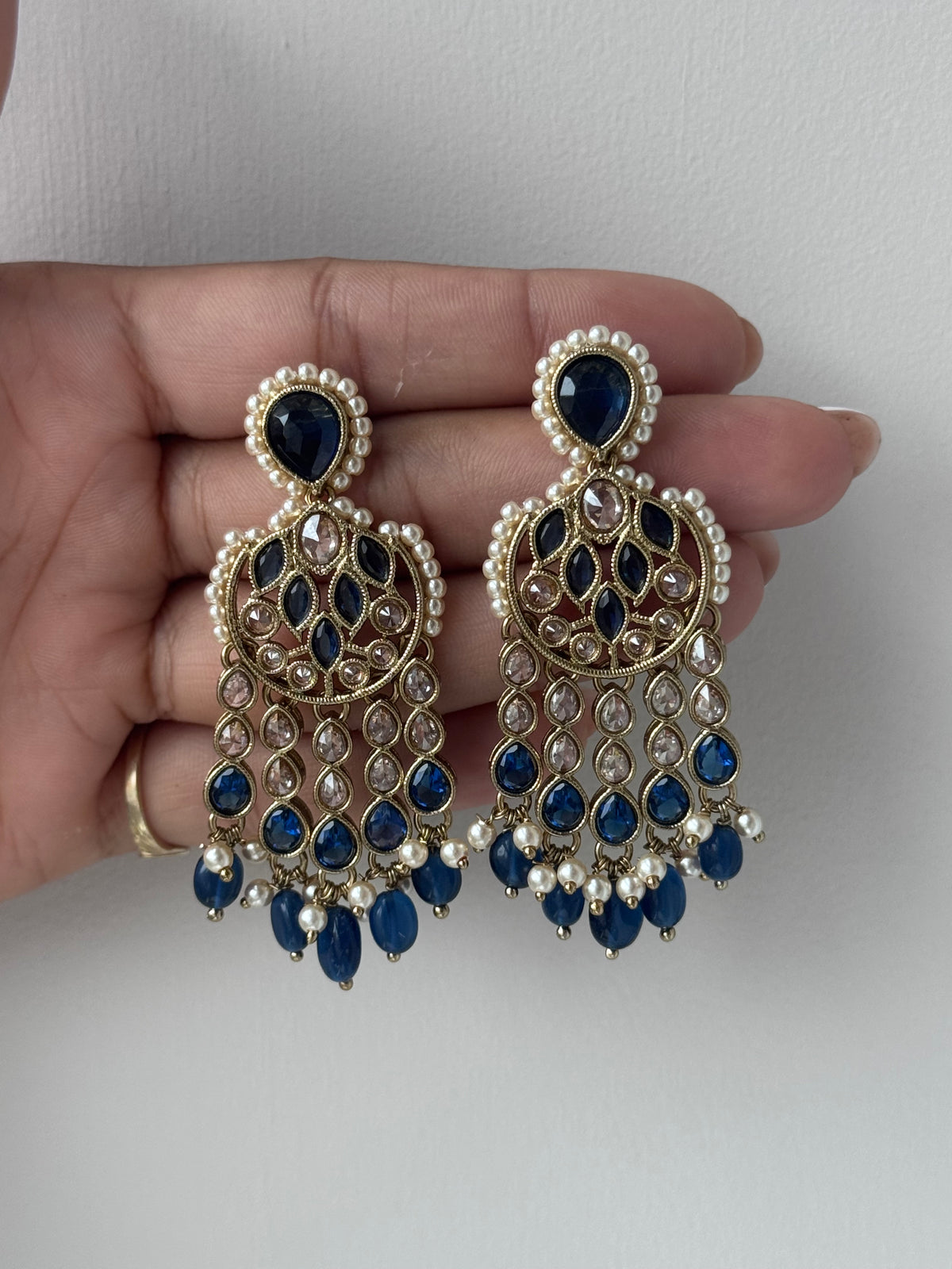 Diya - Antique Gold Earrings | The Tara Collection