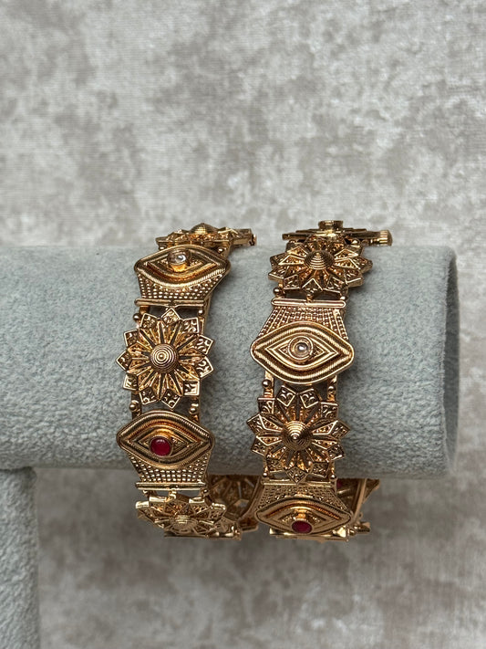 Heritage Bangle Set | Size 2.6 | The Tara Collection