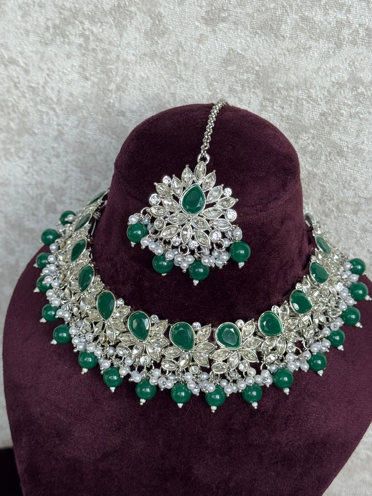 Silver Necklace Set Collection| The Tara Collection