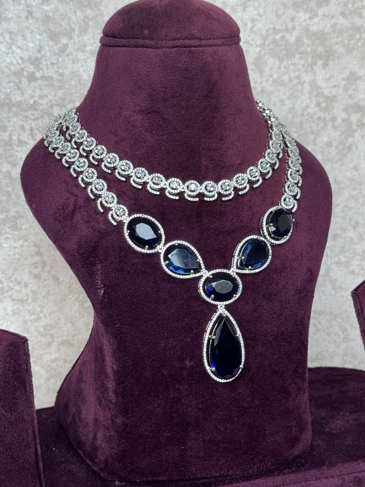 Raina - American Diamond Necklace | The Tara Collection
