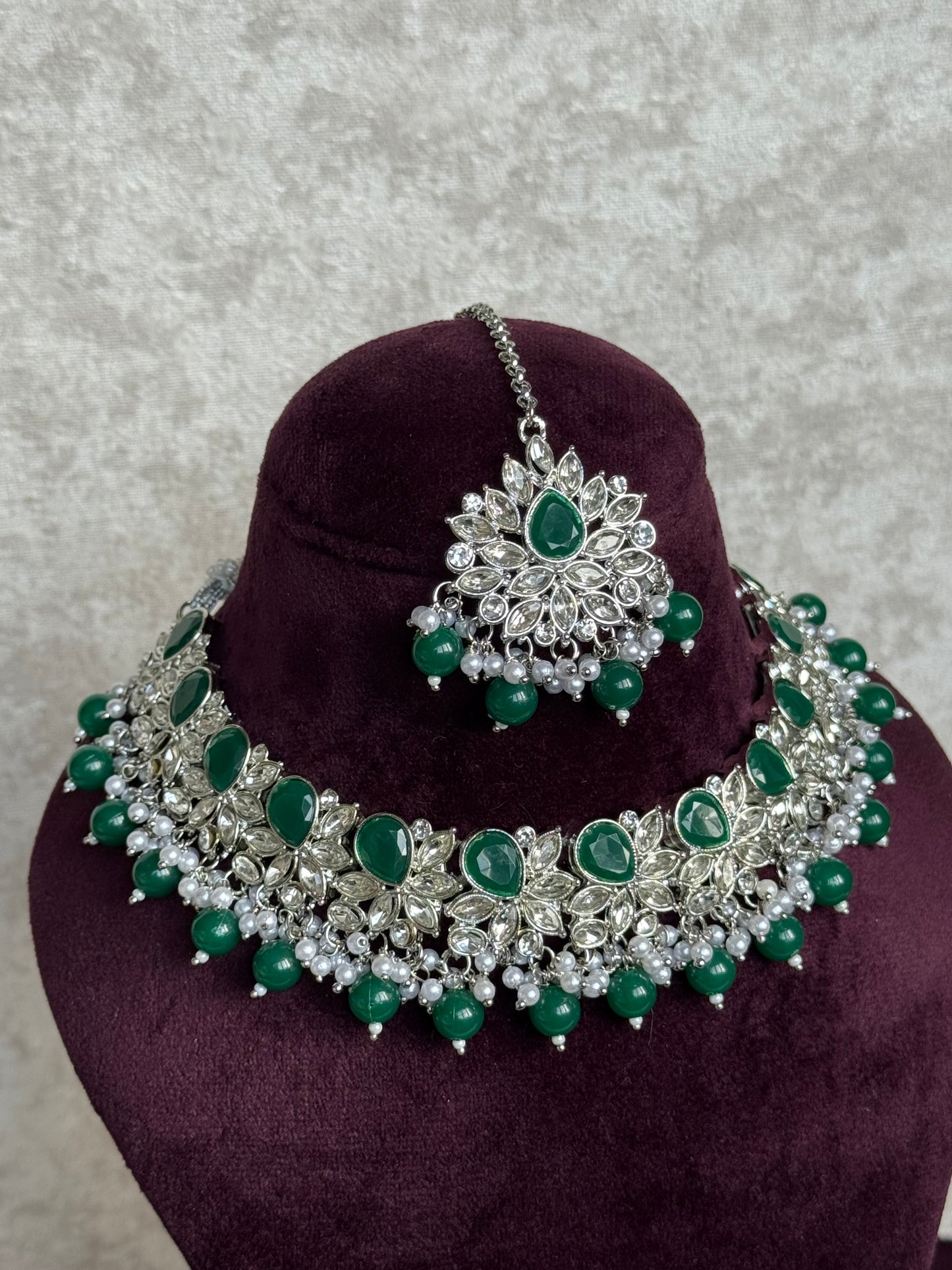 Silver Necklace Set Collection| The Tara Collection