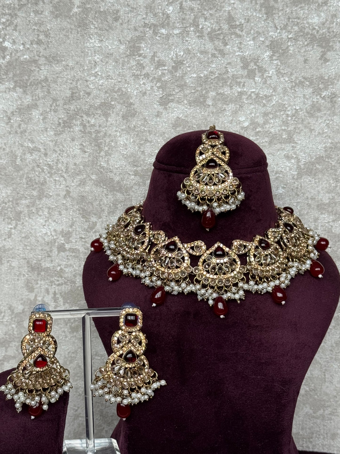 Polki Necklace Set | The Tara Collection