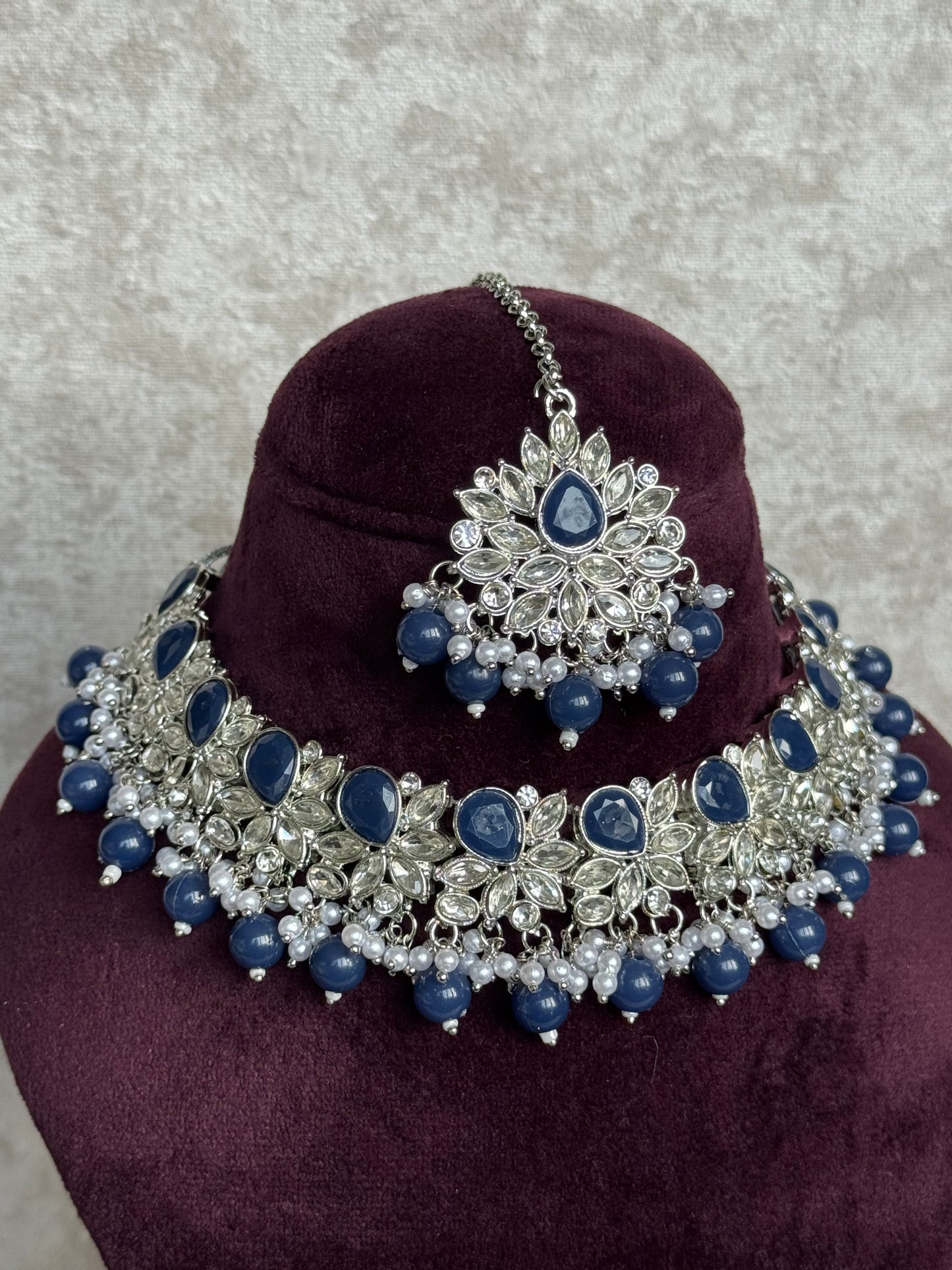 Silver Necklace Set Collection| The Tara Collection