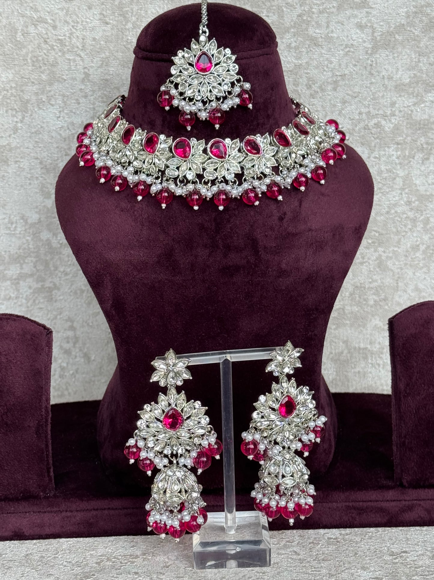 Silver Necklace Set Collection| The Tara Collection