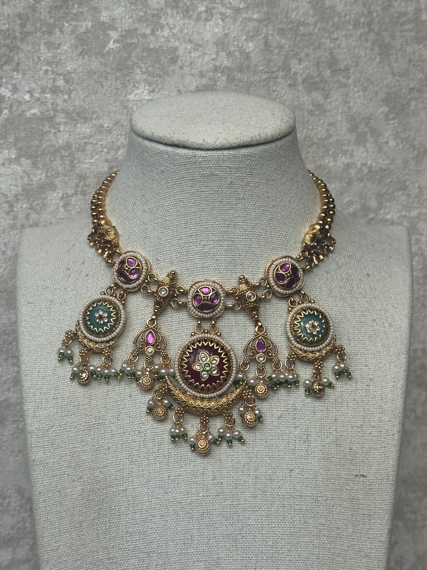 Heritage Doublet Necklace Set | The Tara Collection
