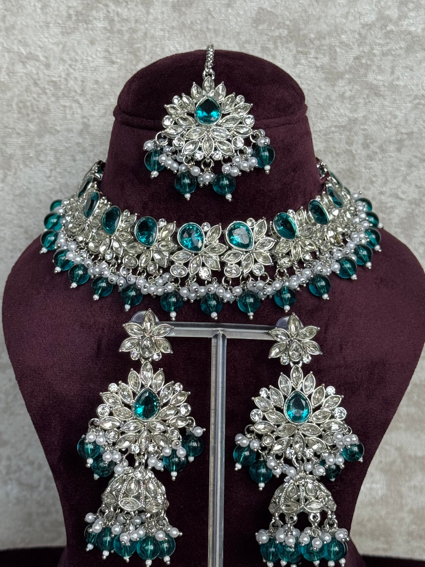 Silver Necklace Set Collection| The Tara Collection