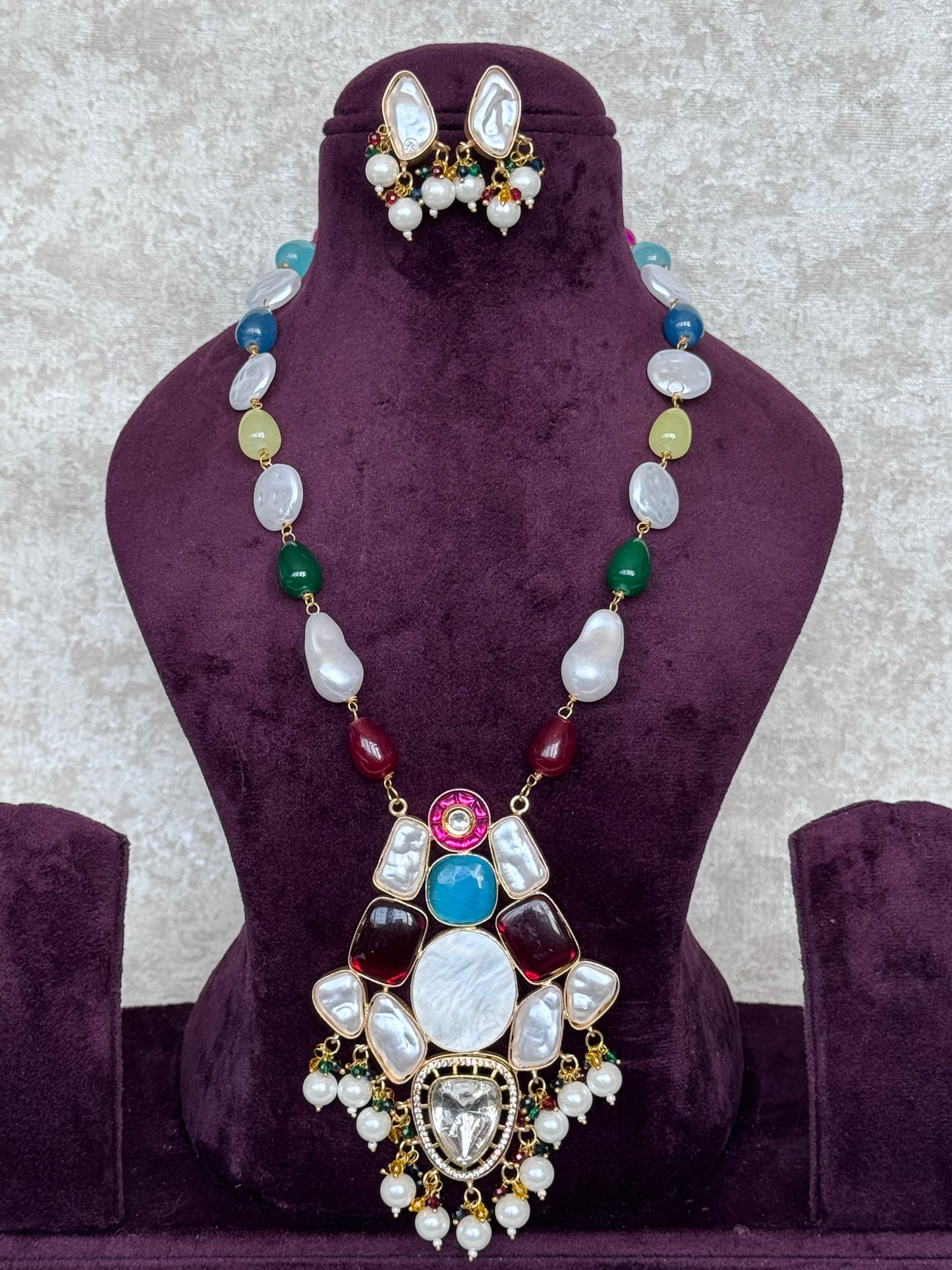 Long Mala Pearl Set | The Tara Collection