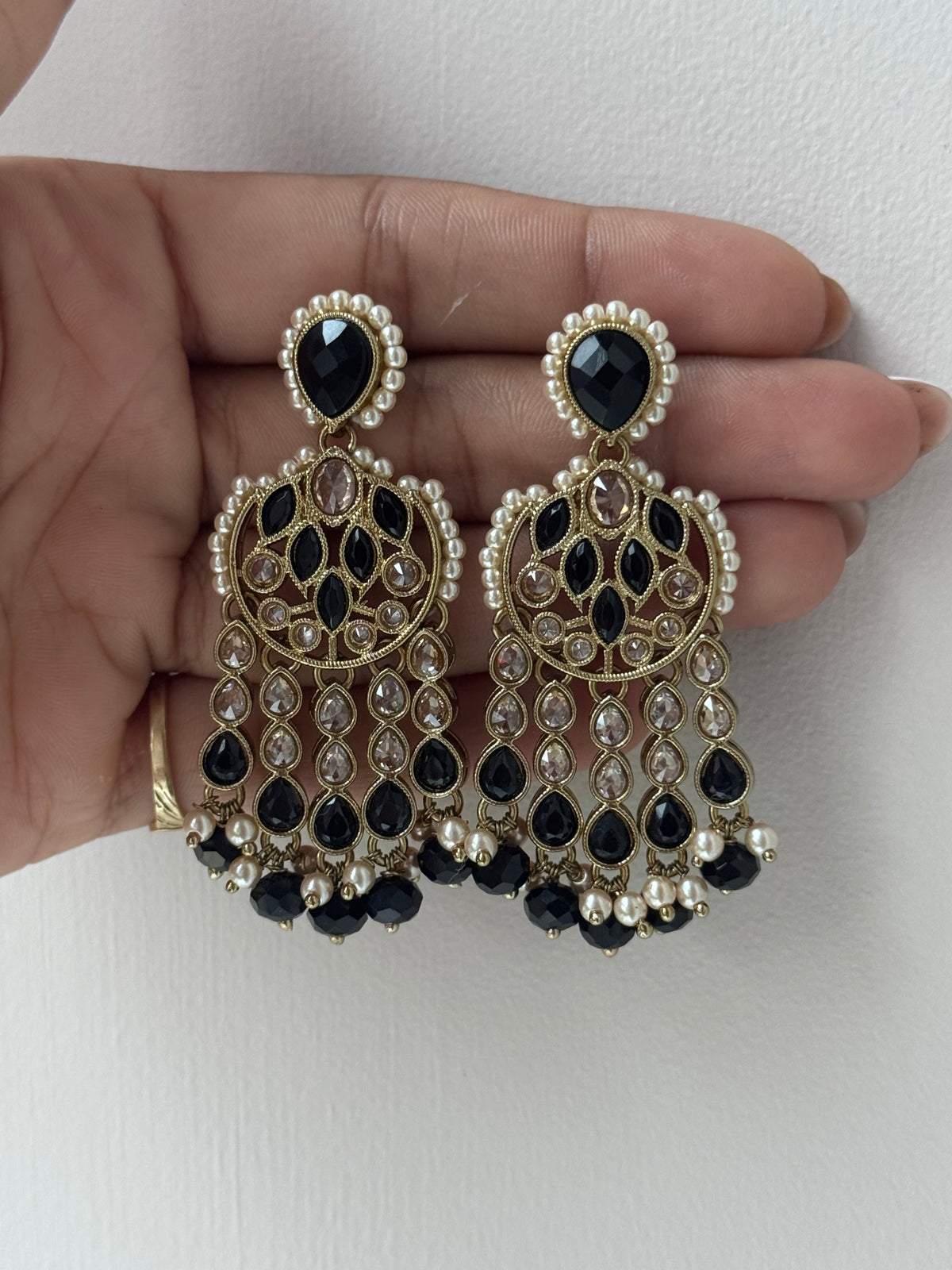 Diya - Antique Gold Earrings | The Tara Collection