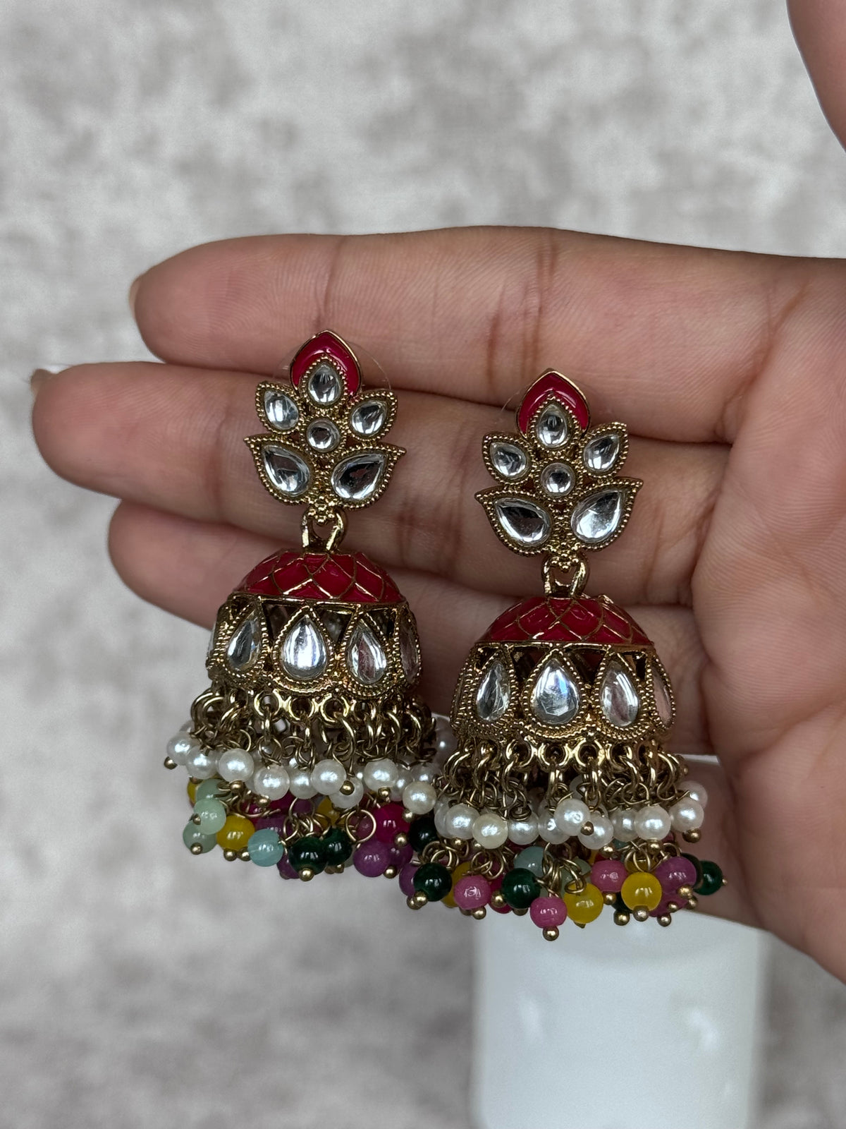 Riya - Desi Jhumka Earrings | The Tara Collection