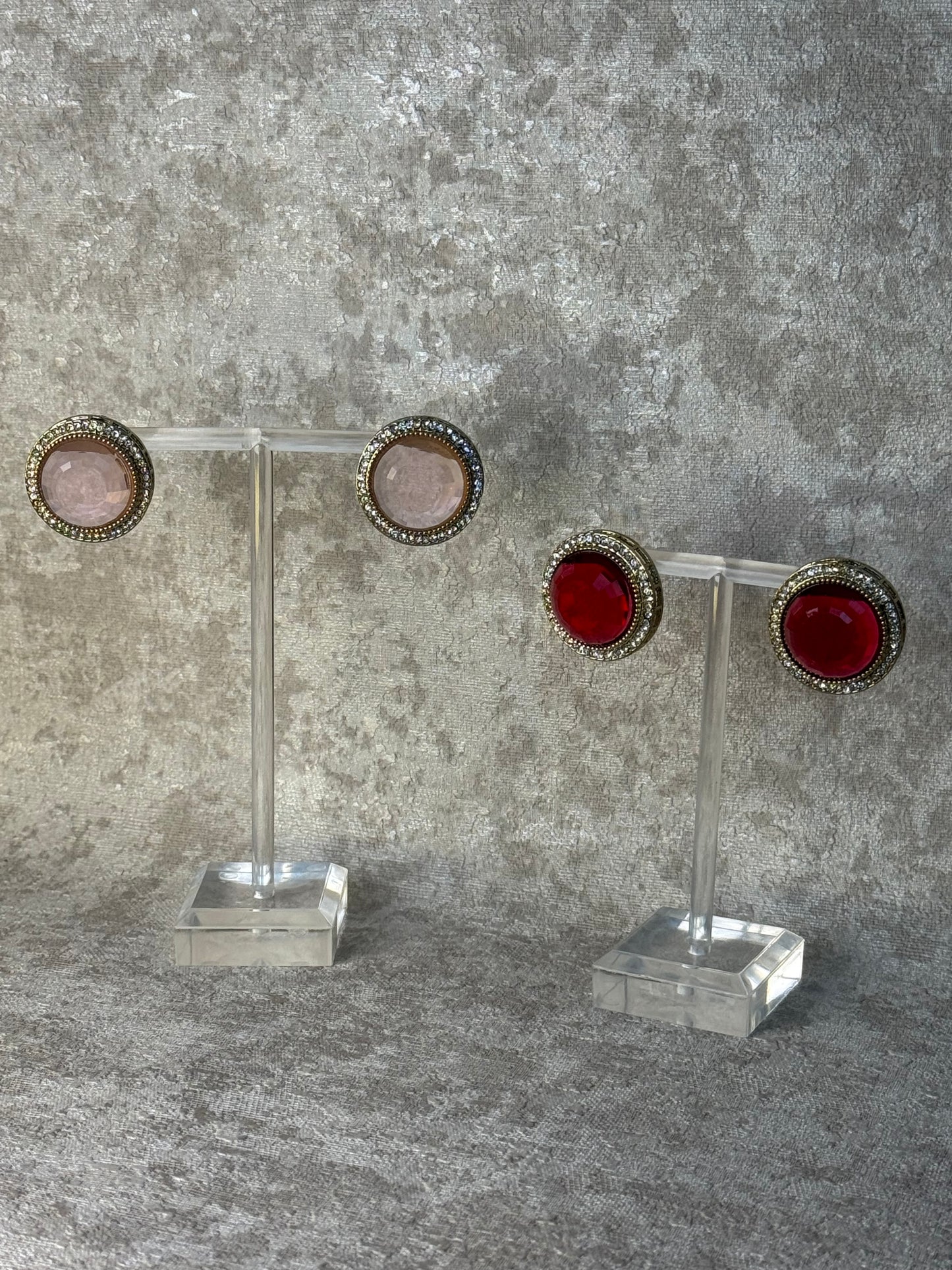 Round Statement Studs