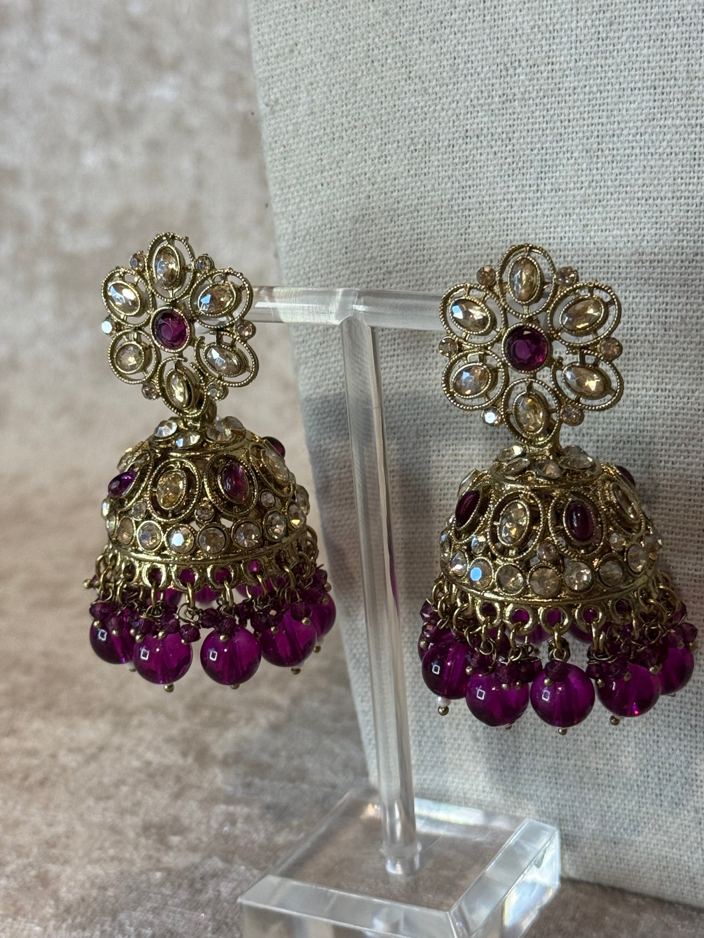 Polki Earring Tikka Set
