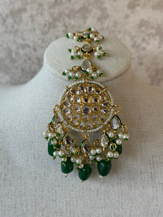 Statement Earring & Tikka Set
