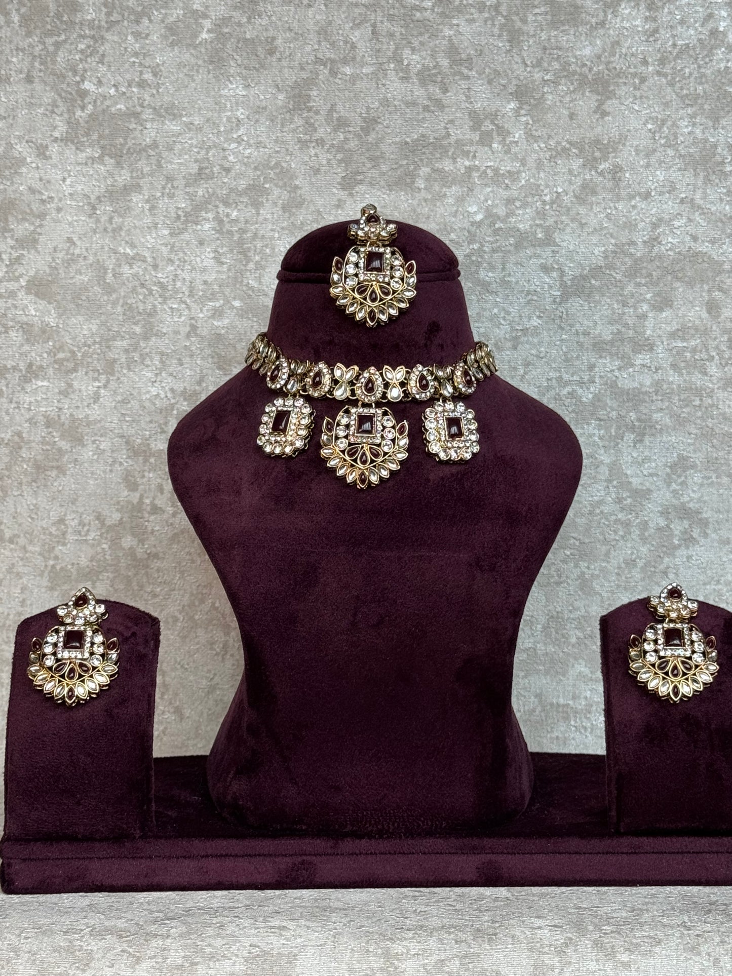 Kundan & Beaded Choker Set