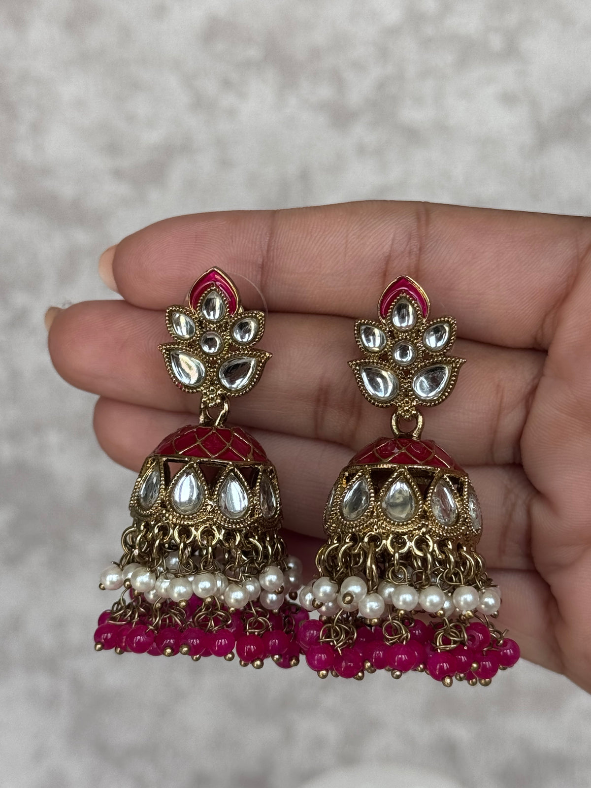 Riya - Desi Jhumka Earrings | The Tara Collection