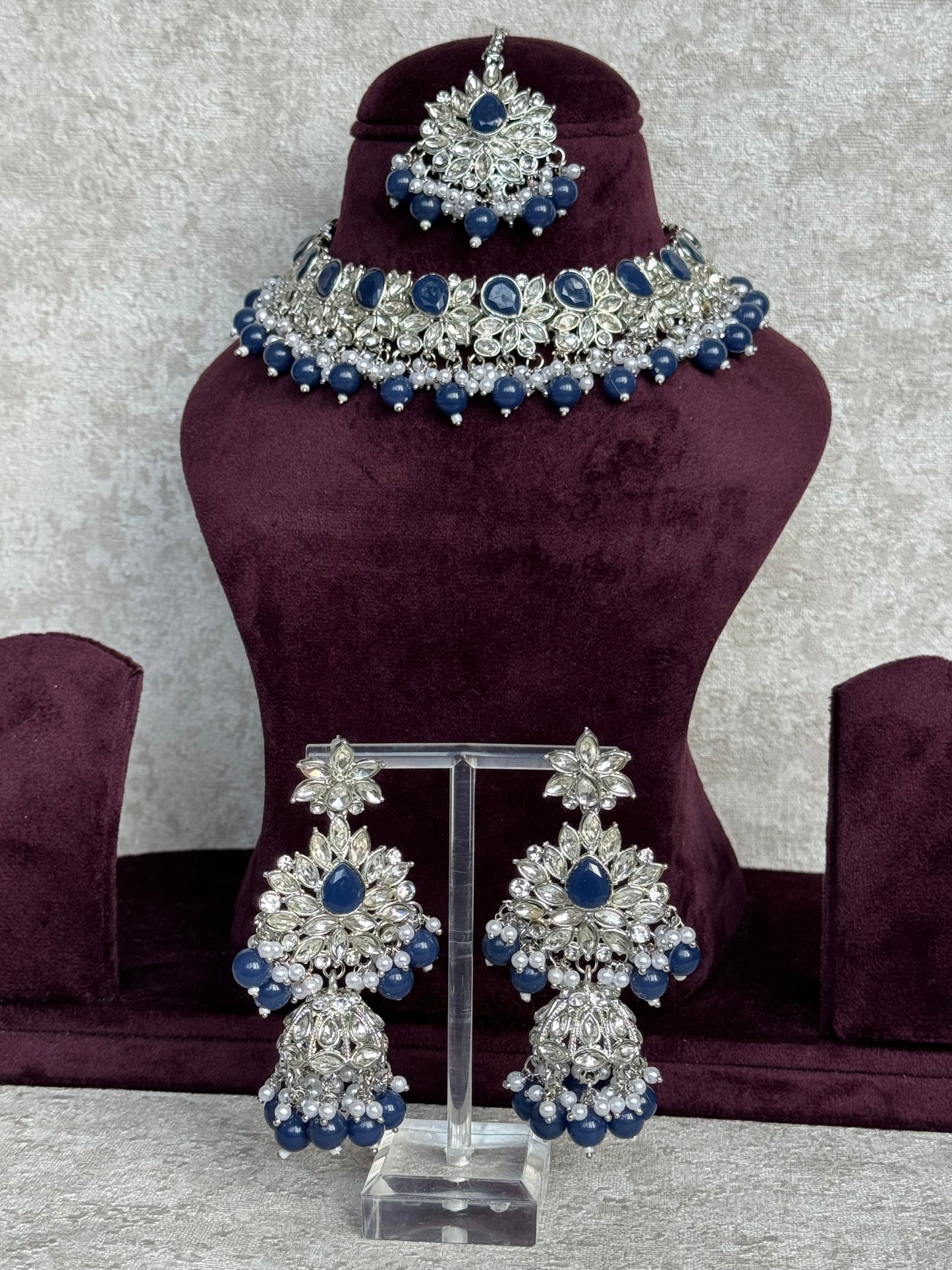 Silver Necklace Set Collection| The Tara Collection