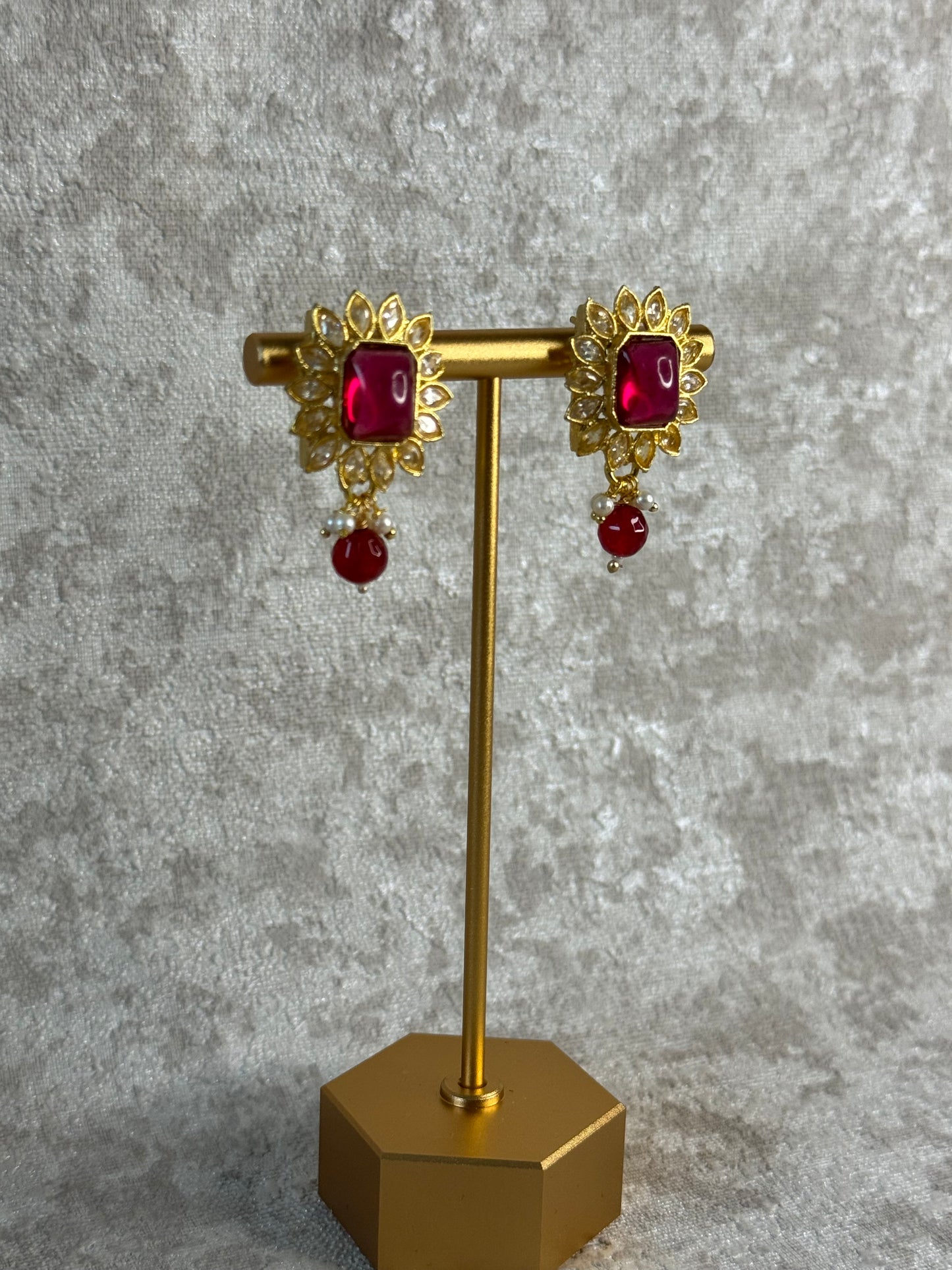 Mini Statement Stud Earrings – Multiple Colours