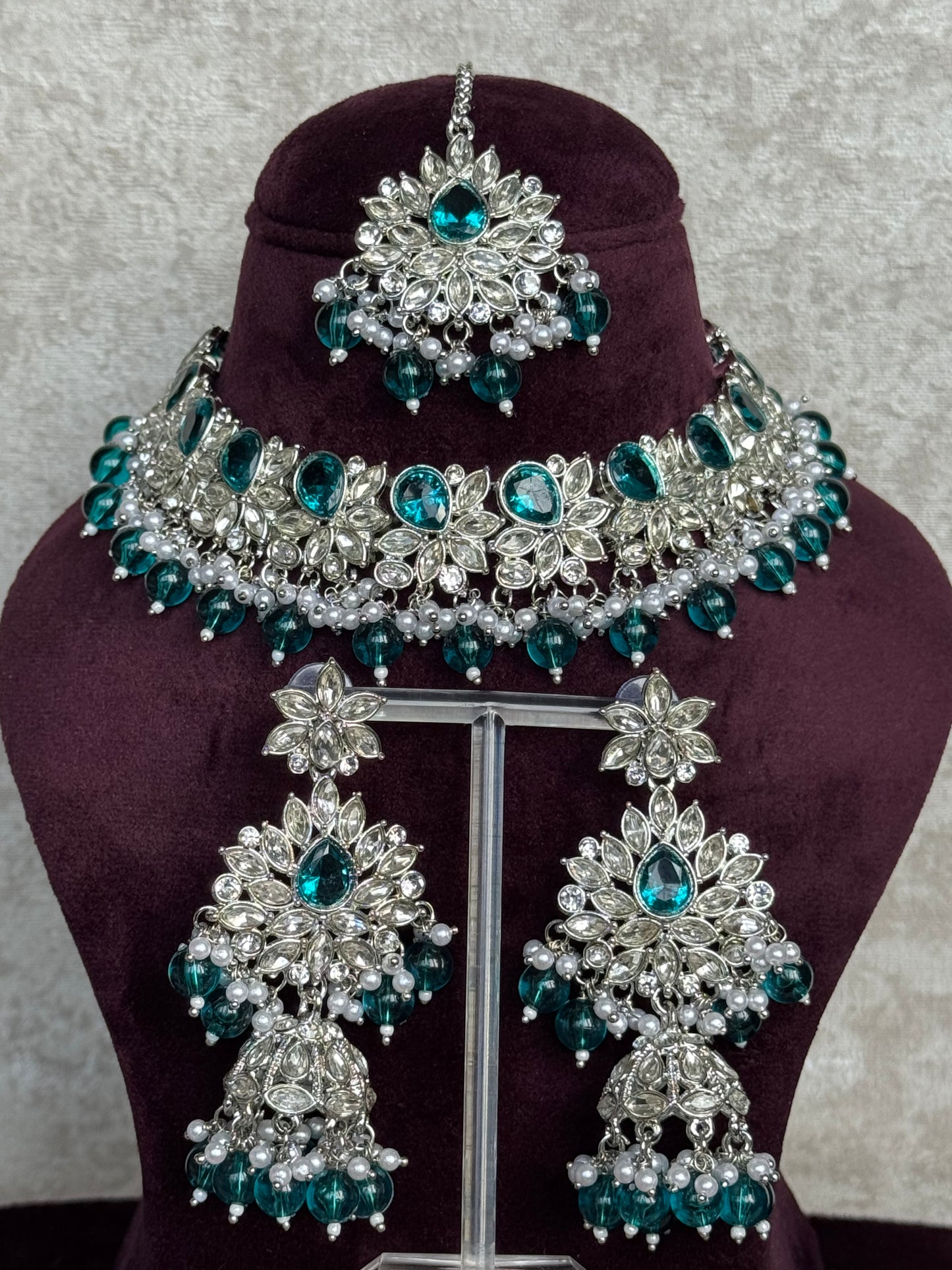 Silver Necklace Set Collection| The Tara Collection