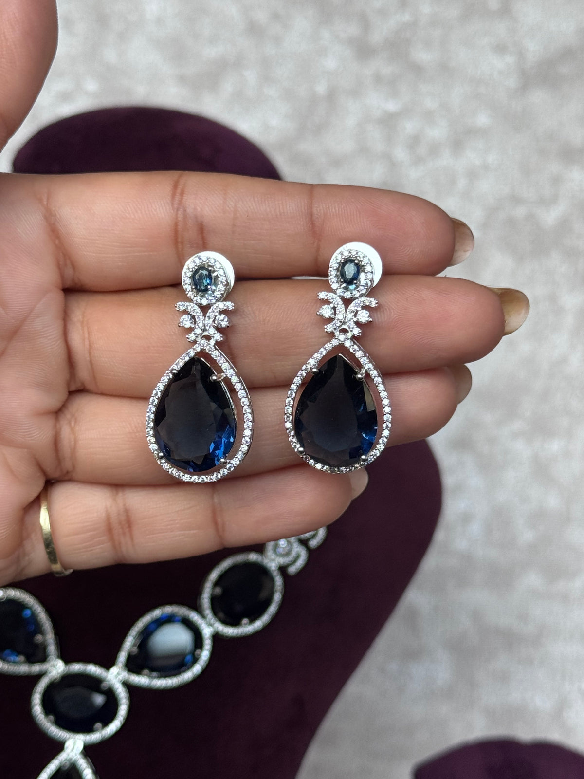 Raina - American Diamond Necklace | The Tara Collection