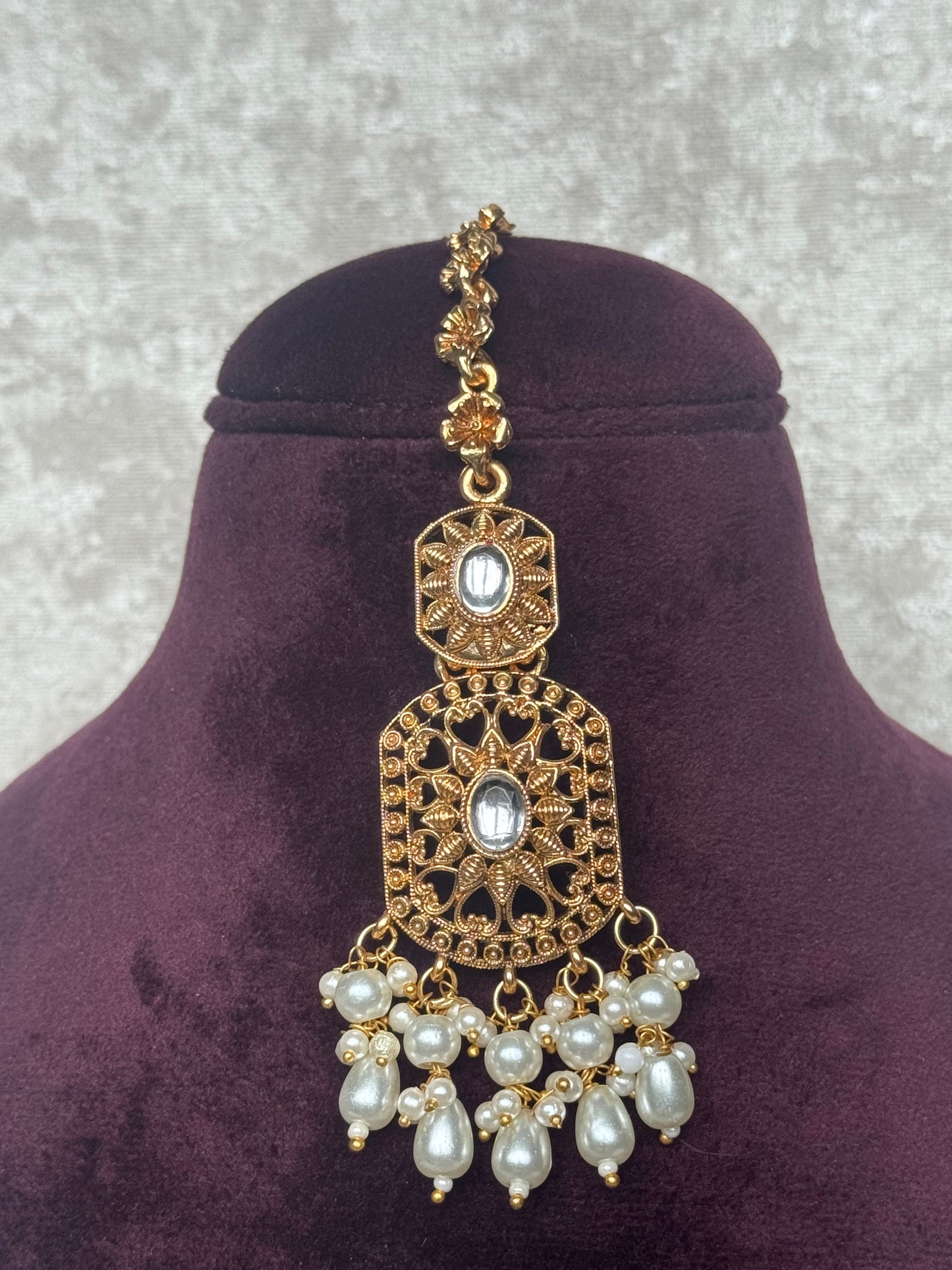 Earring Tikka Set | Detachable Sahara | The Tara Collection