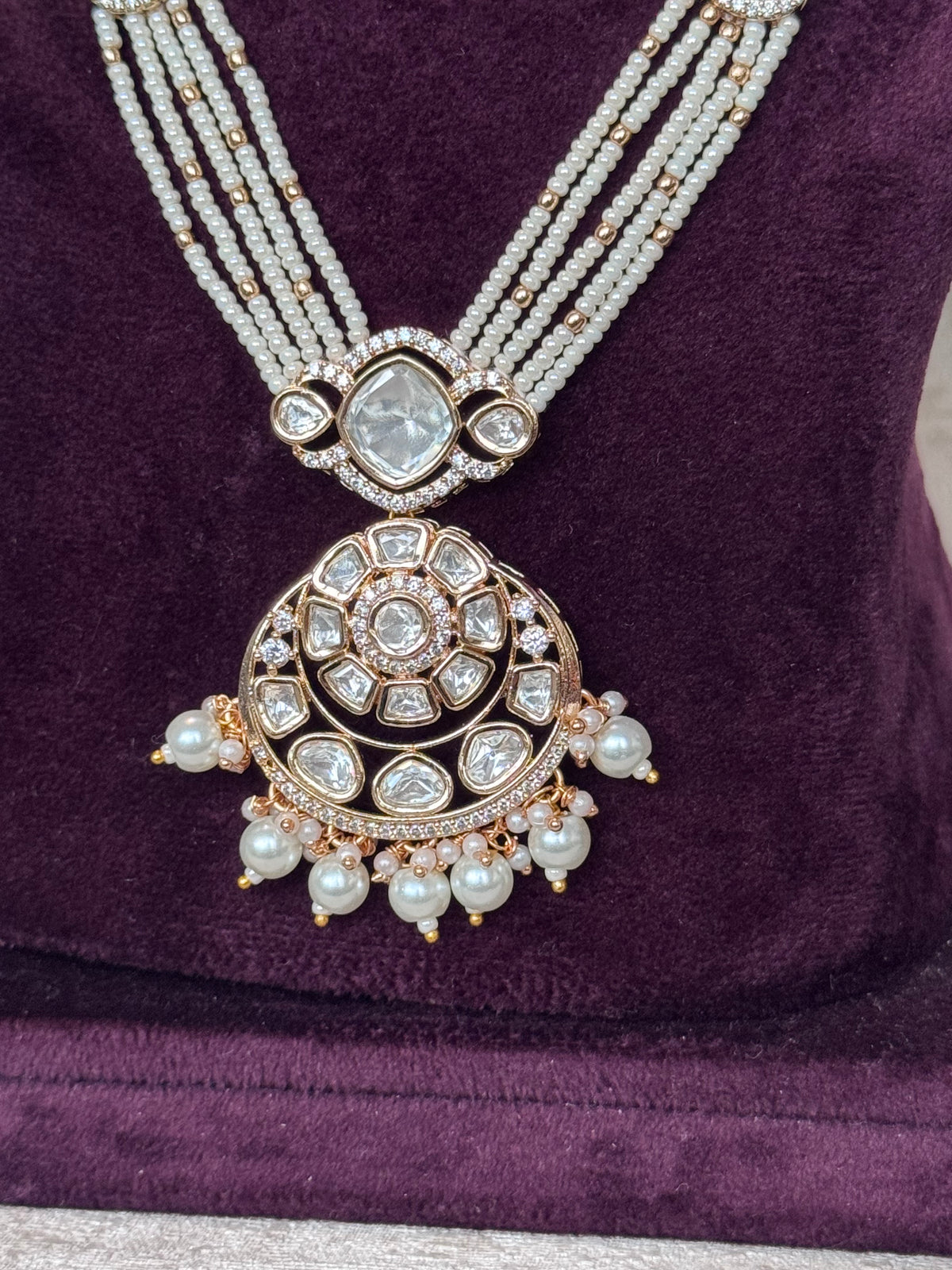 Vaani - Kundan Long Necklace Set | The Tara Collection