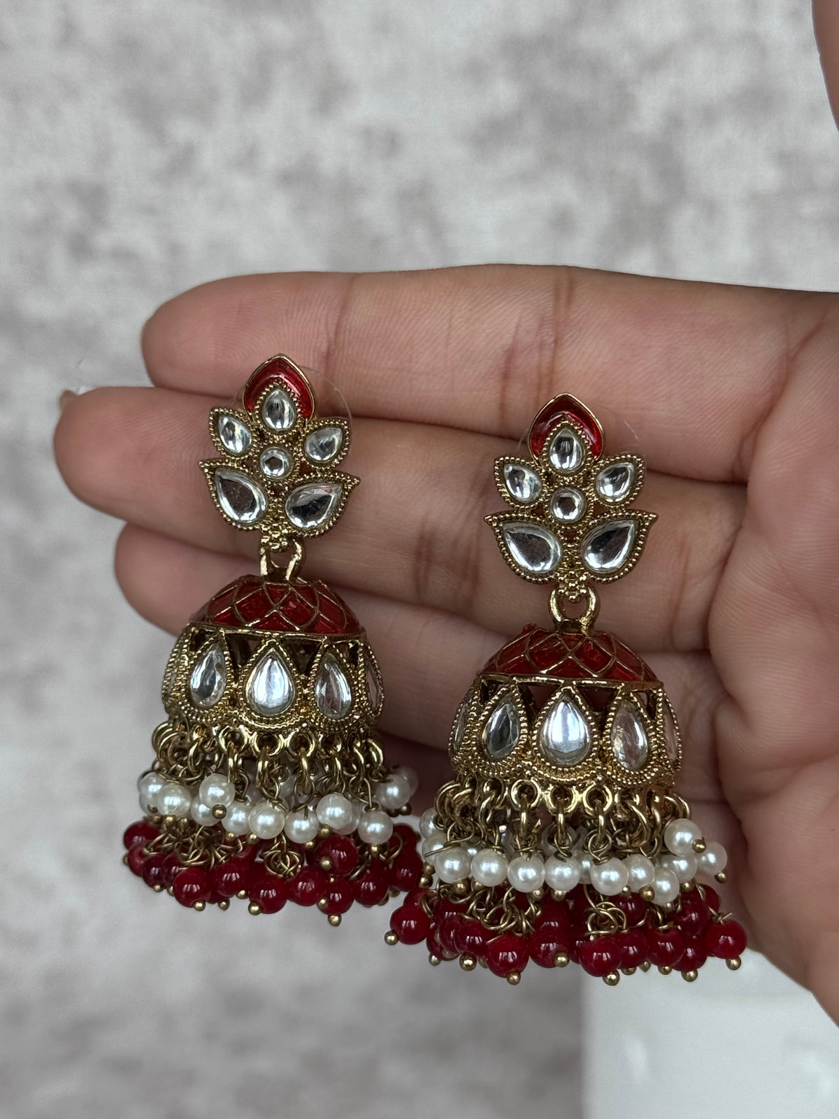 Riya - Desi Jhumka Earrings | The Tara Collection