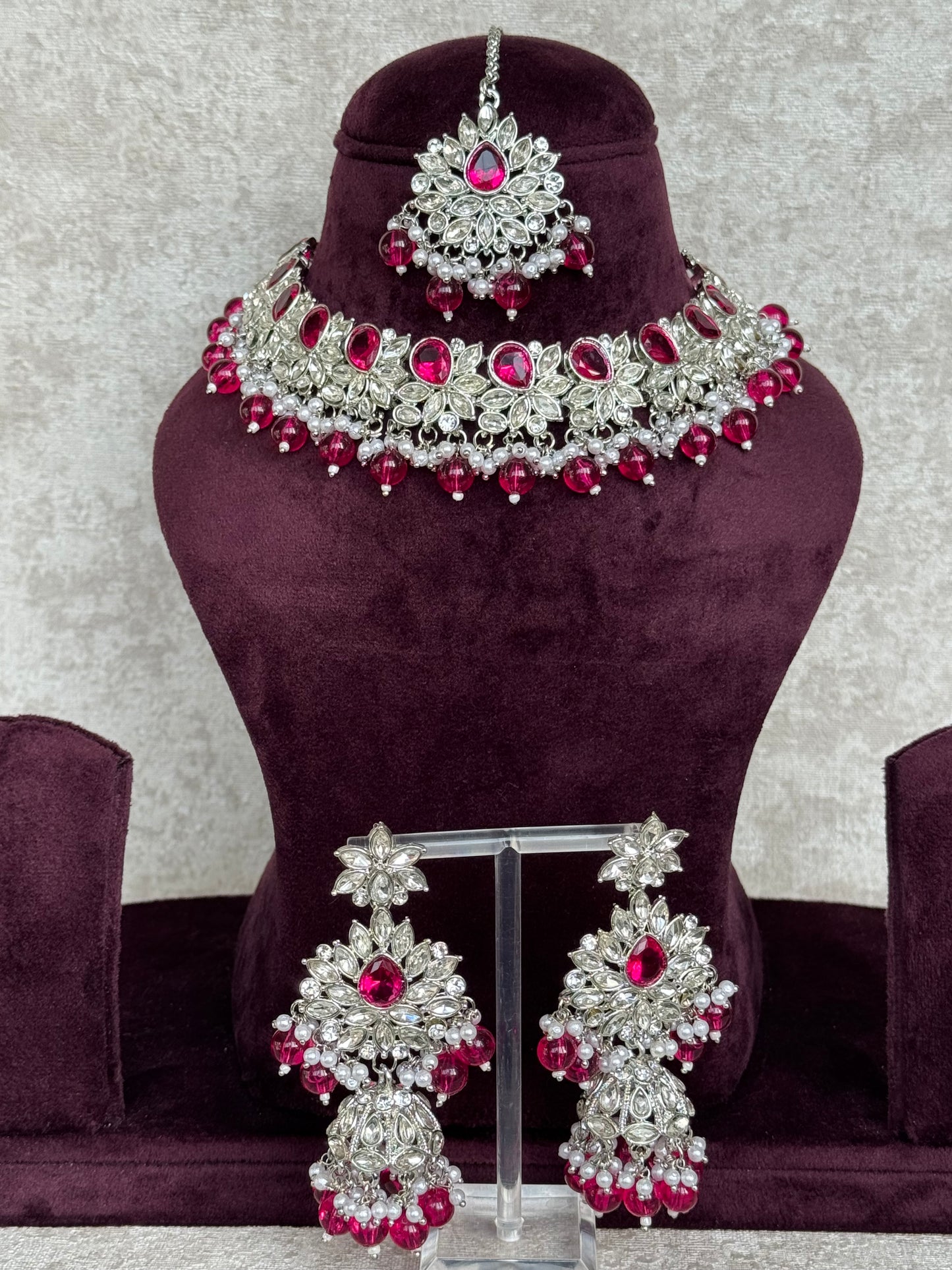 Silver Necklace Set Collection| The Tara Collection