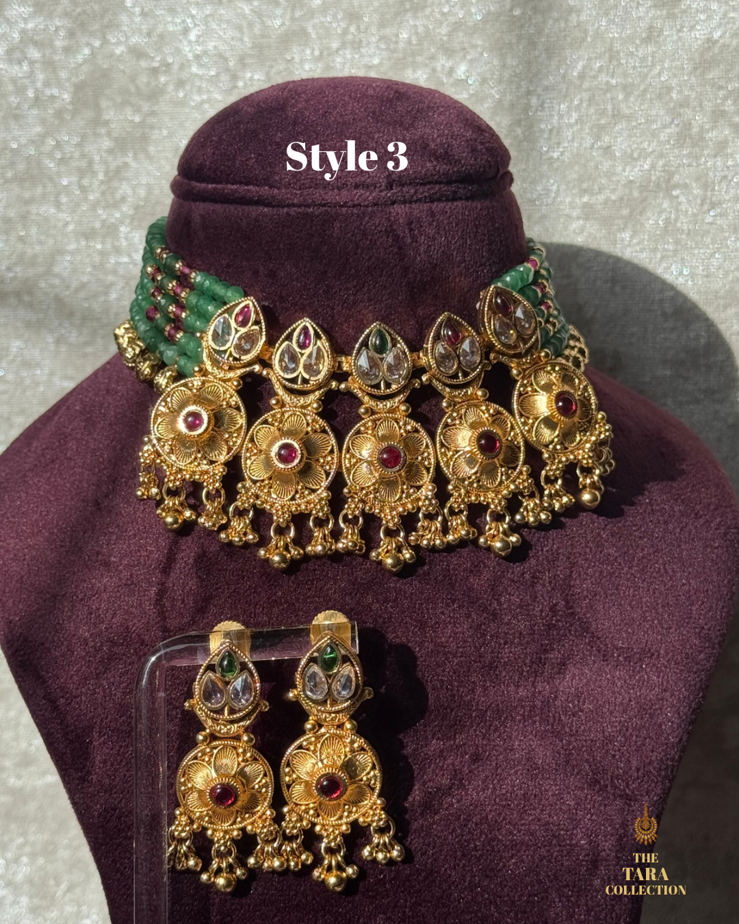 Rajwadi Polish Polki Choker Set