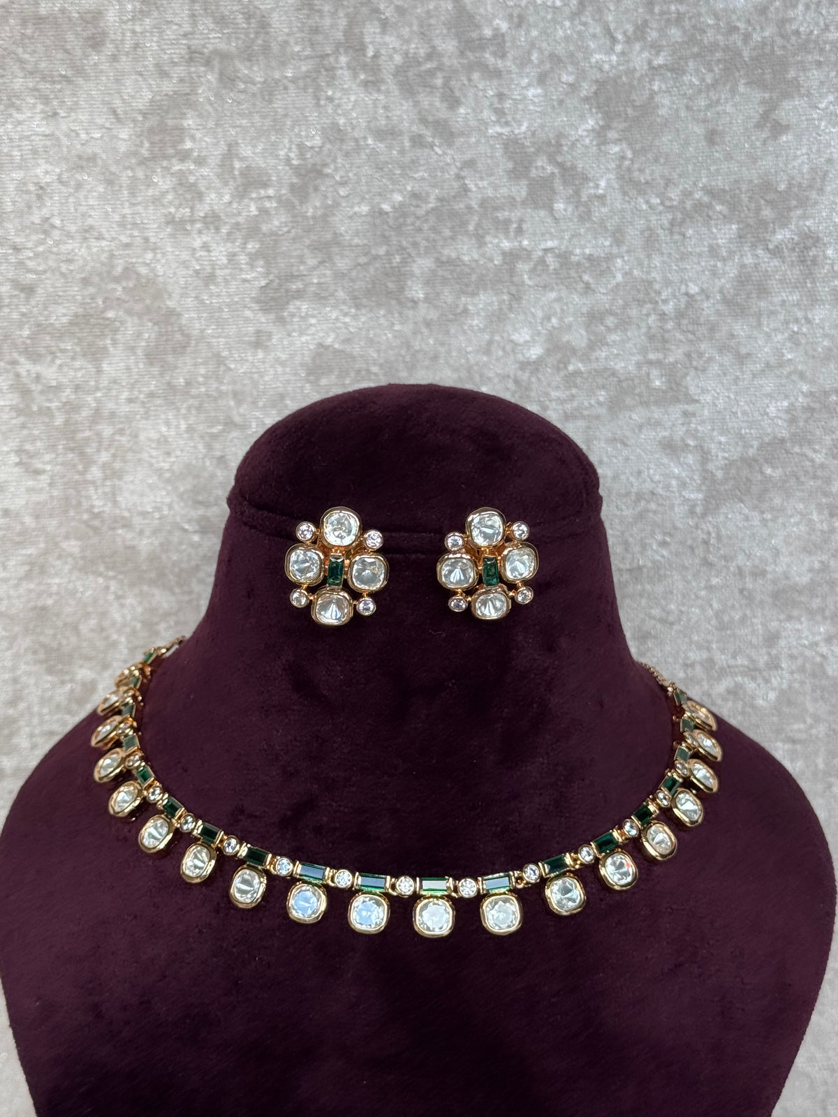 Kiran - Heritage Indian Kundan Necklace Set | The Tara Collection
