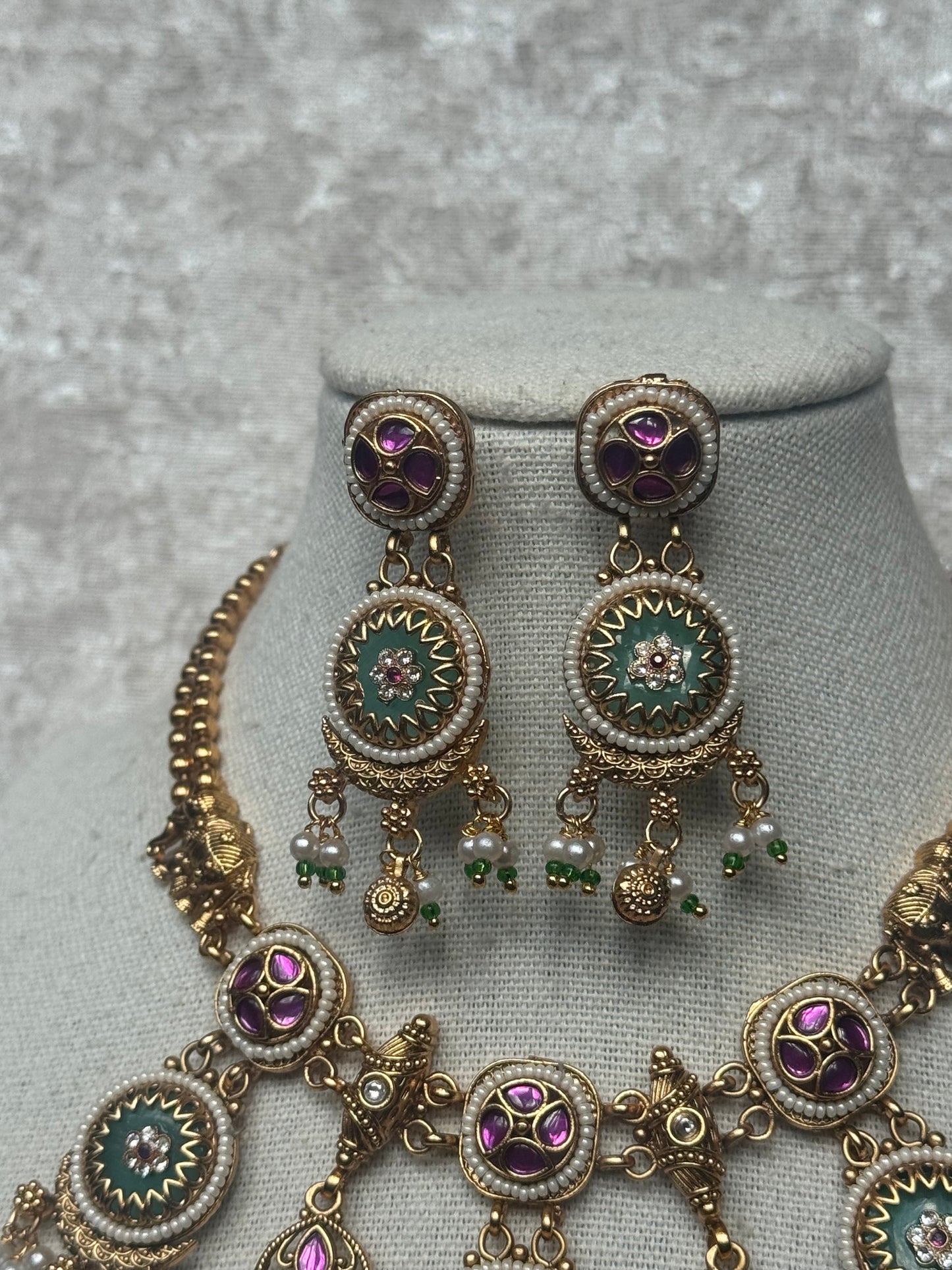 Heritage Doublet Necklace Set | The Tara Collection