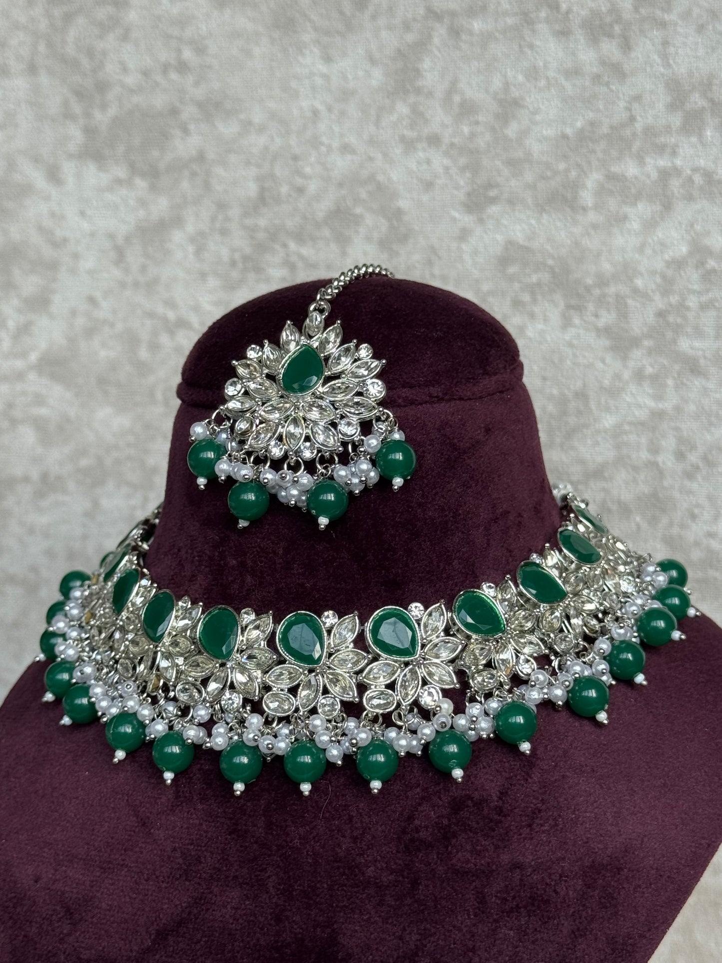 Silver Necklace Set Collection| The Tara Collection